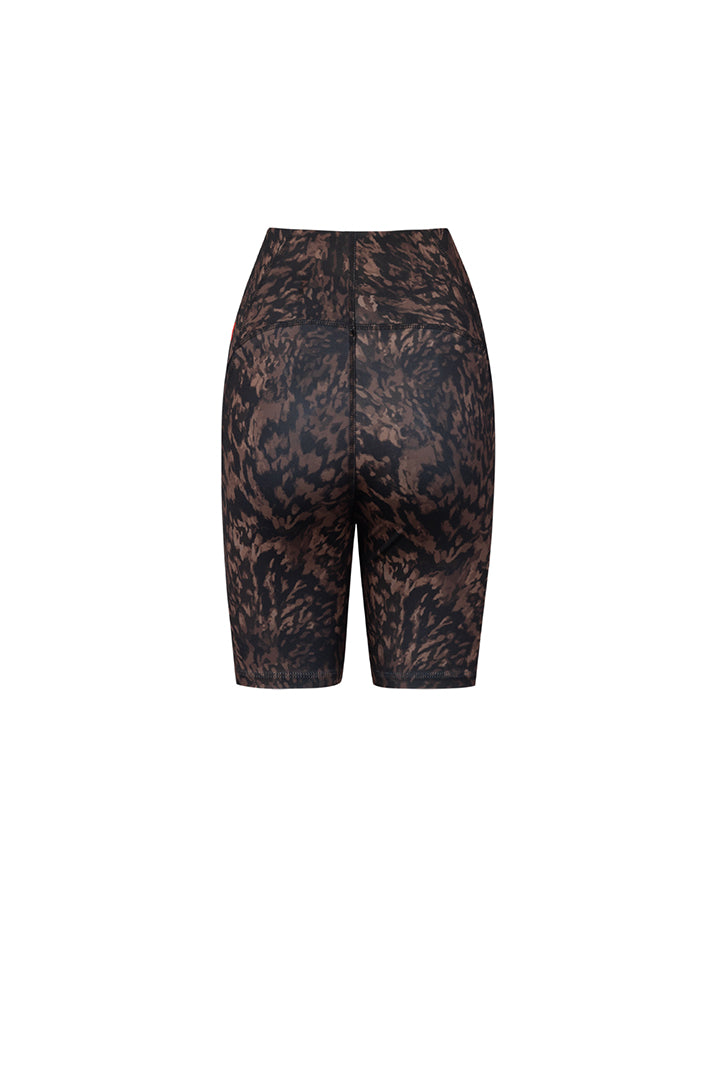 Your *itch Leopar Desenli Biker Tayt