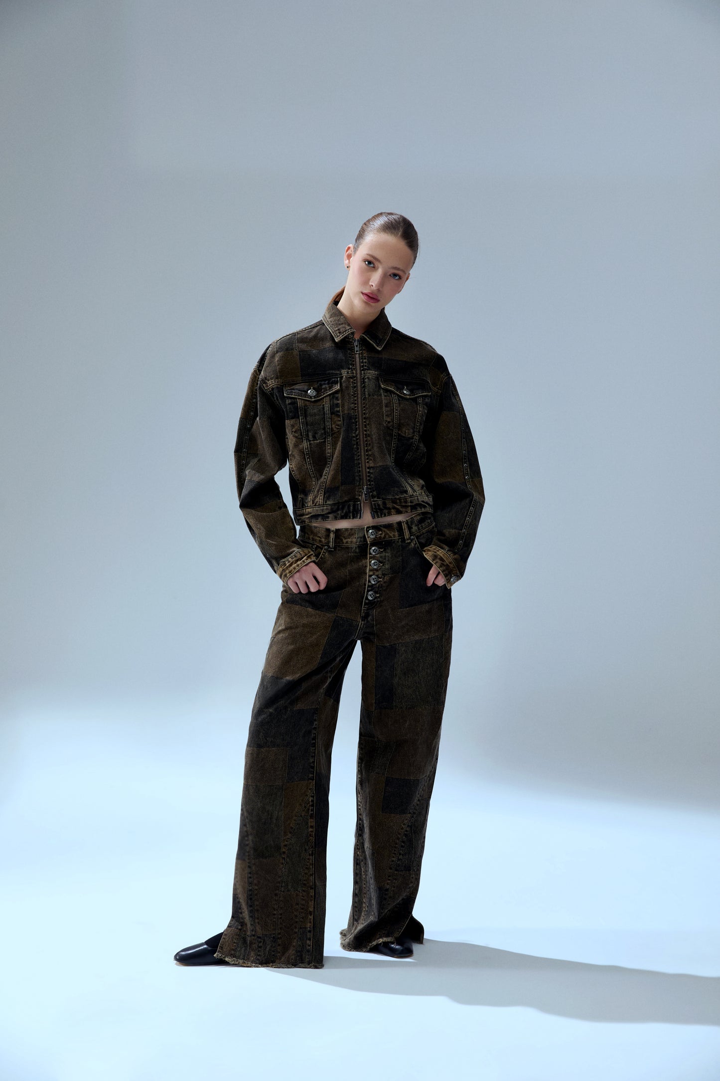 Your *itch Renk Bloklu Denim Ceket