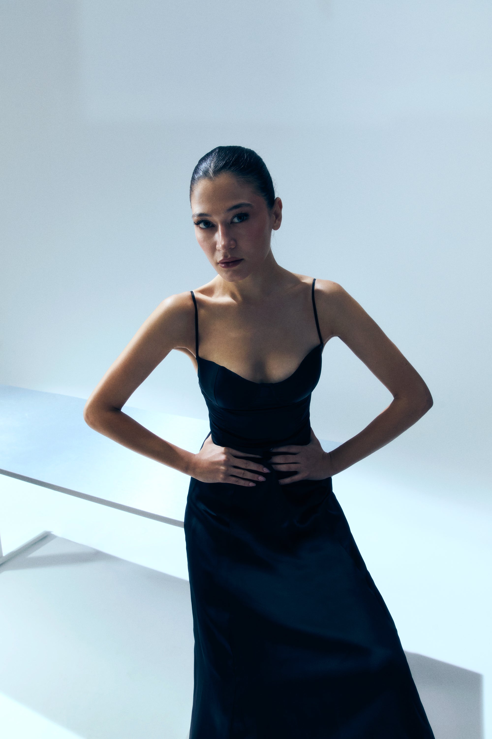 YOUR *ITCH SILK DRESS - BLACK