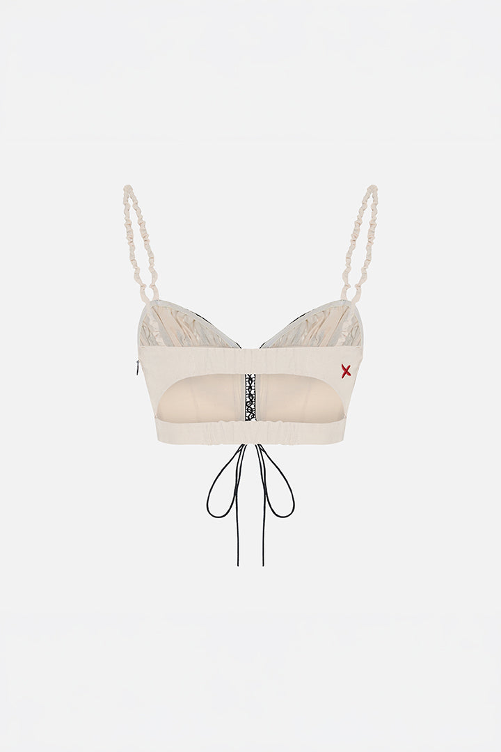The Party Edit Dantel Detaylı Kontrast Bra