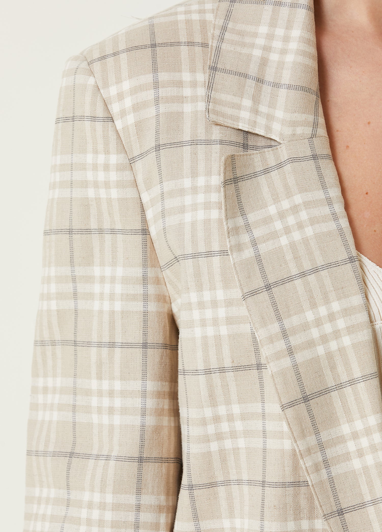 Free Heaven Multicolor Checked Blazer