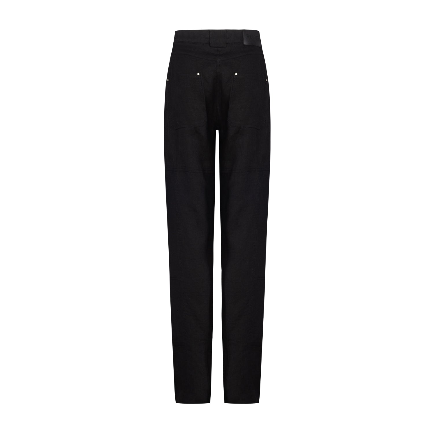 Linen Blend Free Heaven Linen Suit Pant - Jet Black