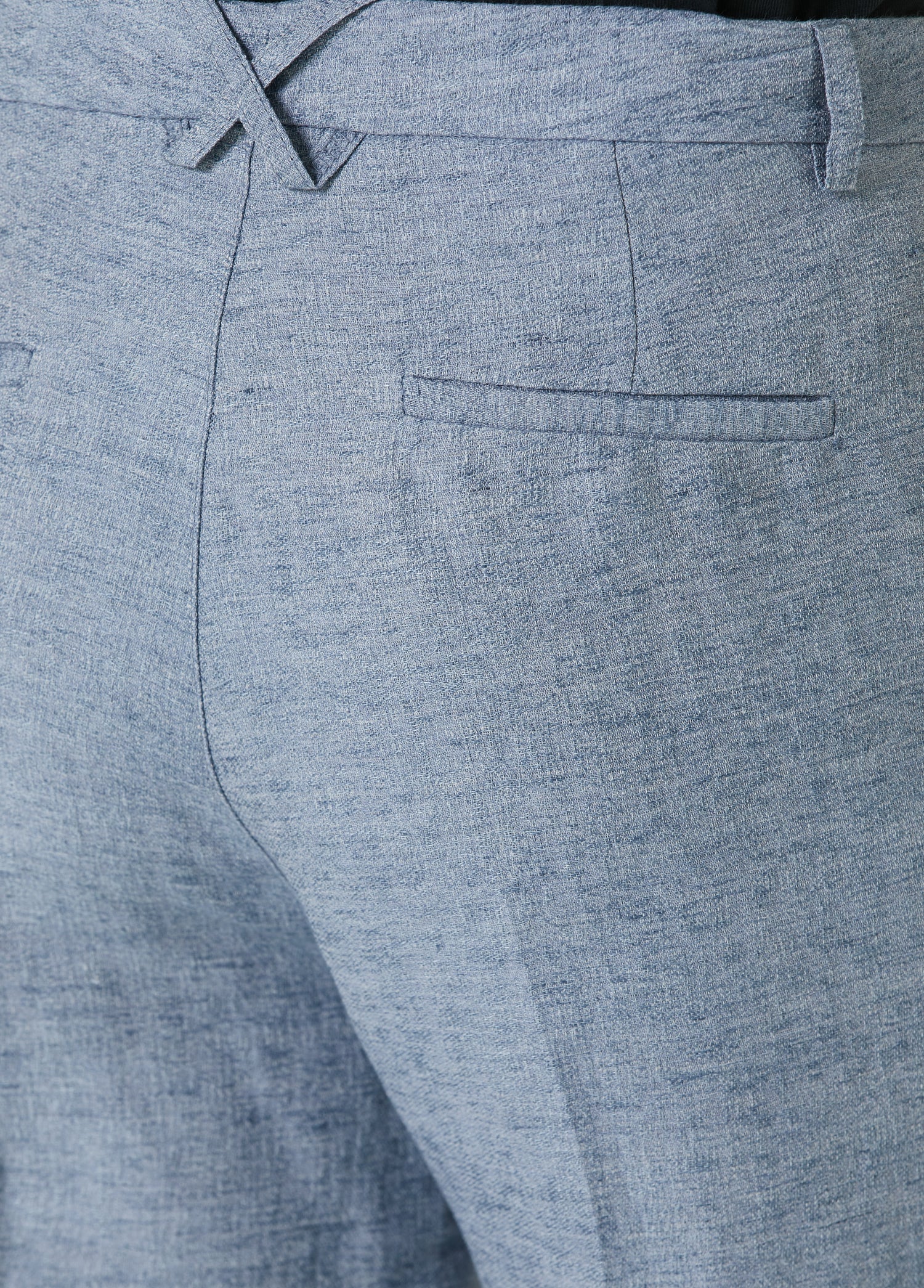 Free Heaven Linen Casual Pant - Coronet Blue