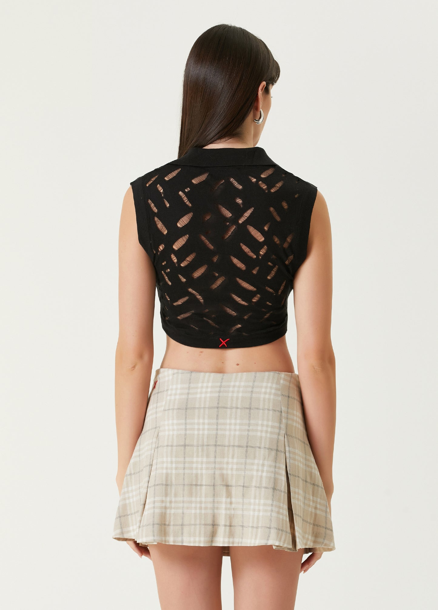 Free Heaven Kısa Yırtık Triko