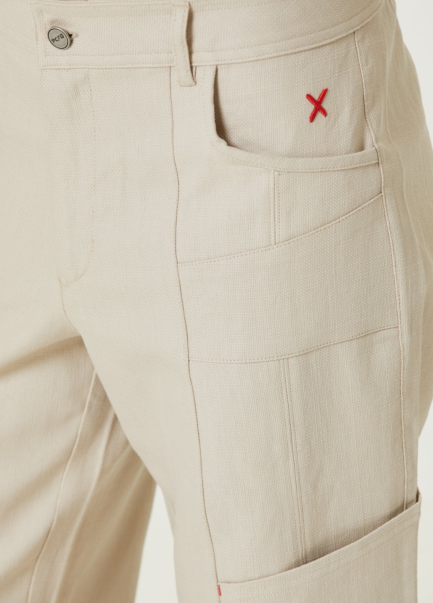 Linen Blend Free Heaven Pant With Pocket - Fog