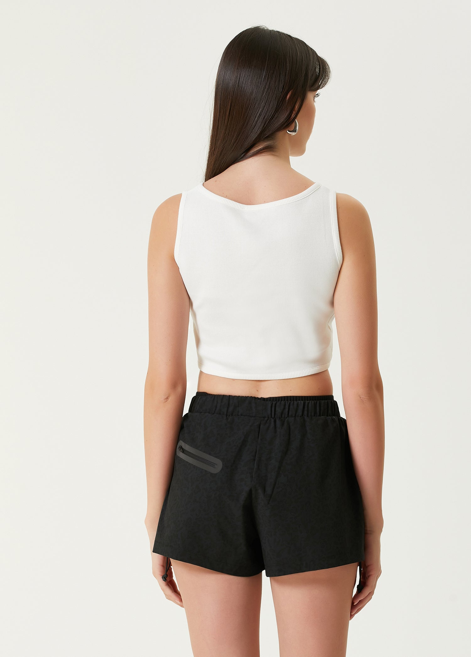Free Heaven Rib Crop Tank Top - Blanc De Blanc