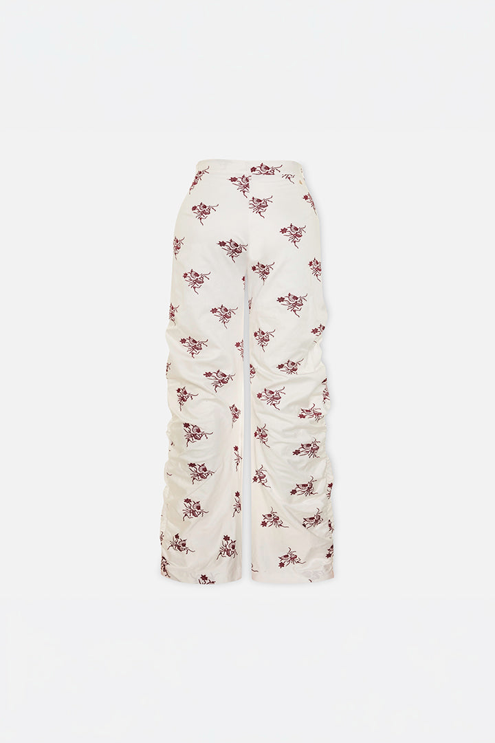 The Broderie Anglaise Edit Yüksek Bel Nakışlı Pantolon