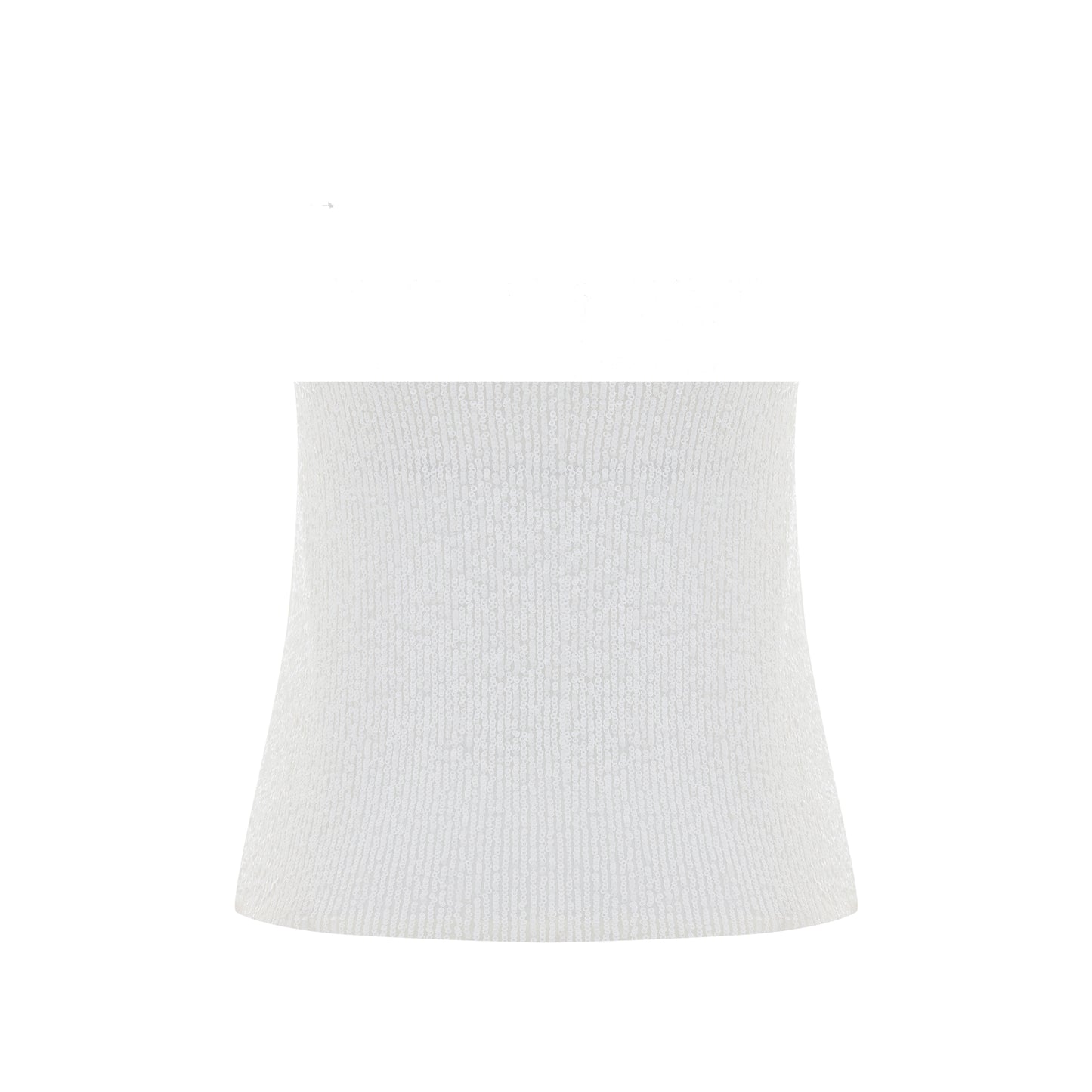 Euphoria Beyaz Payetli Mini Etek