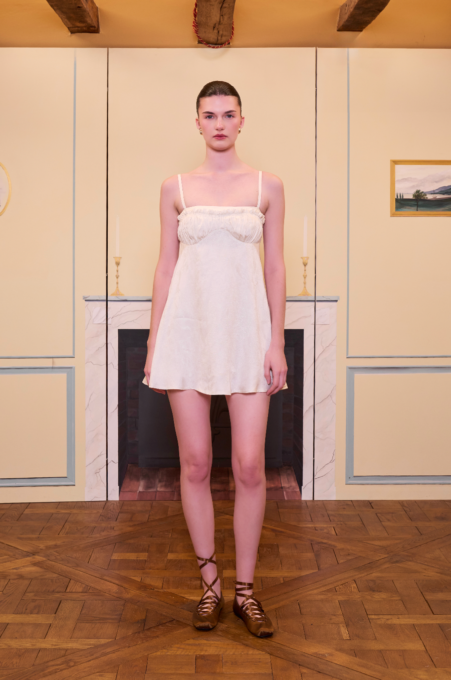 Daydreamers Sırt Dekolteli Askılı Mini Elbise