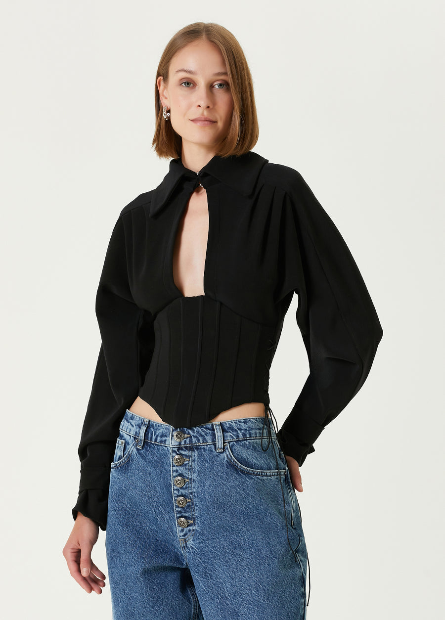 Your *itch Korse Detaylı Blazer Bluz