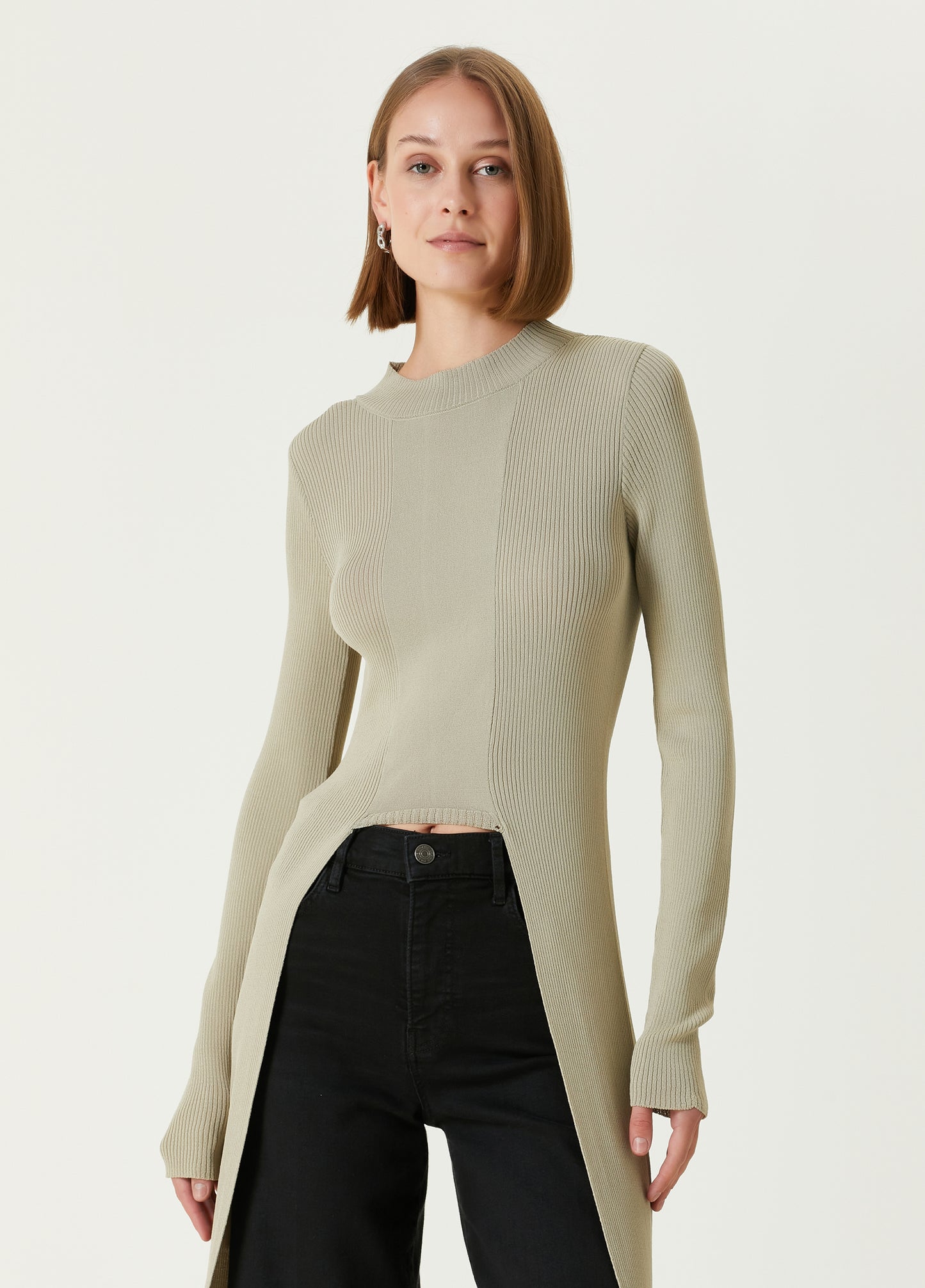 Your *itch Kuyruk Detaylı Triko Üst