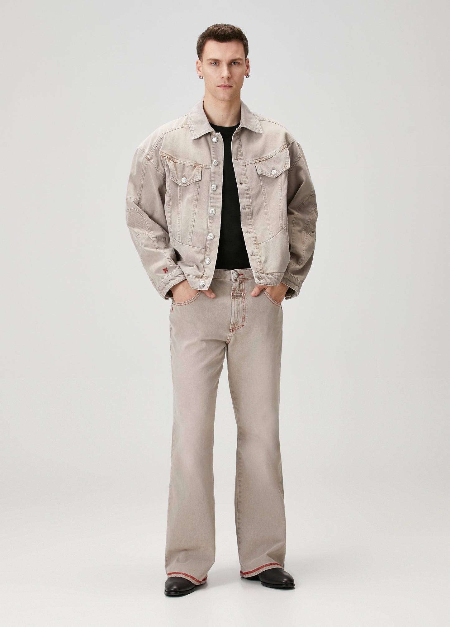 Day to Night in LA Soluk Görünümlü Denim Pantolon