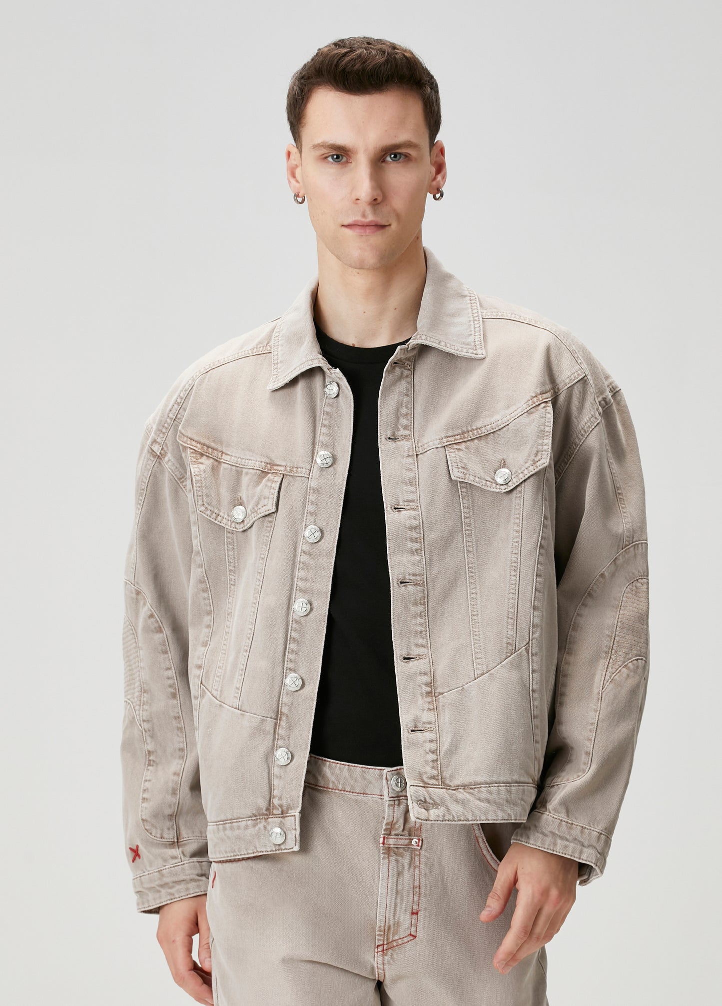 Day to Night in LA Soluk Görünümlü Denim Ceket