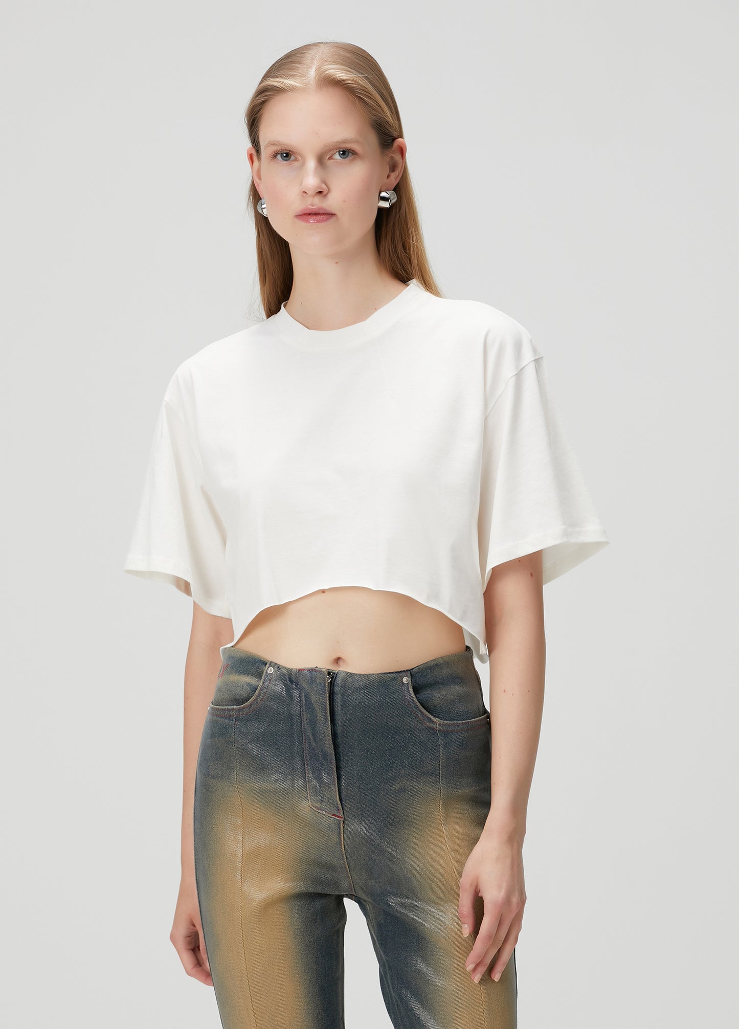 Day to Night in LA Oversize Kısa Tişört