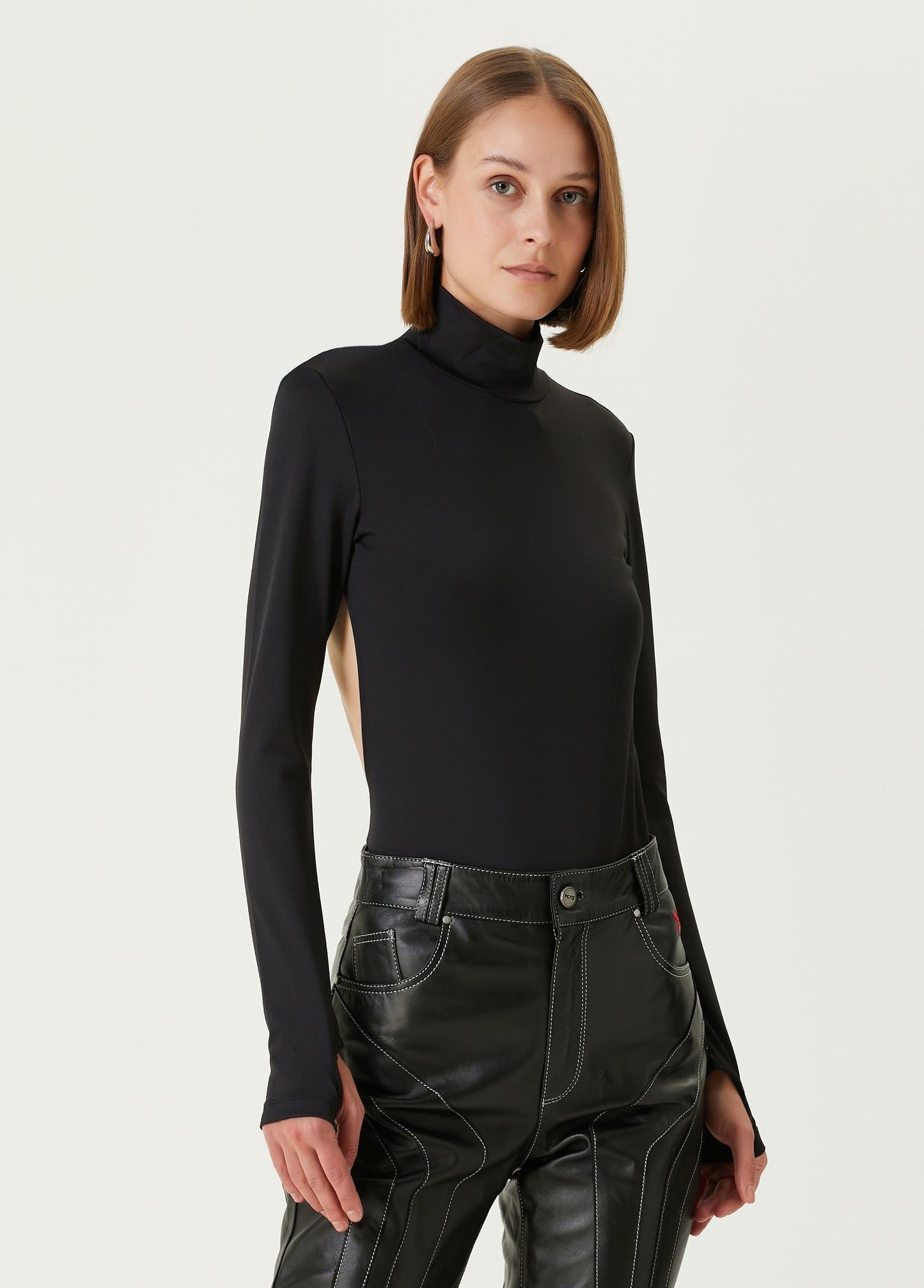 Boomerang Yüksek Yaka Bodysuit