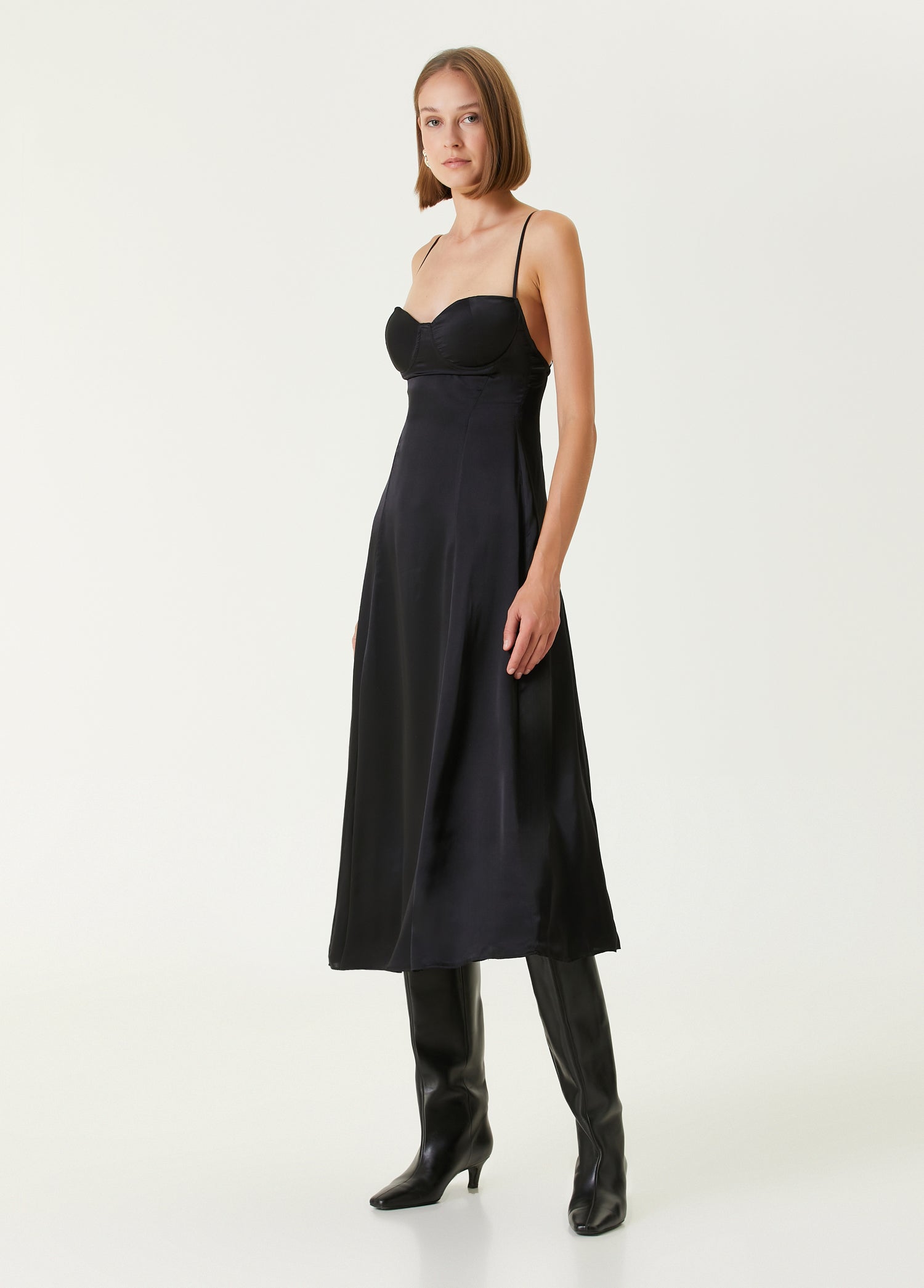 YOUR *ITCH SILK DRESS - BLACK