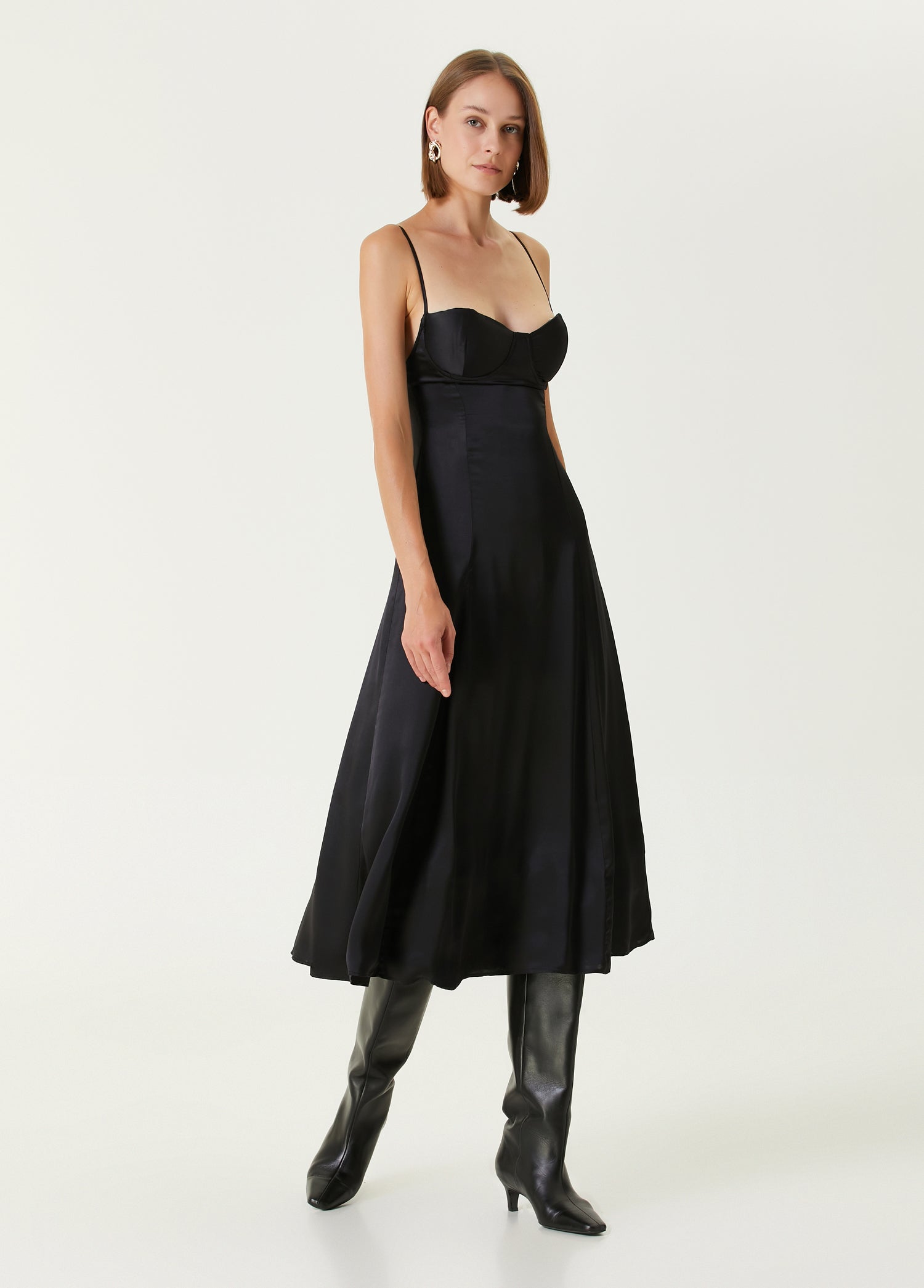 YOUR *ITCH SILK DRESS - BLACK