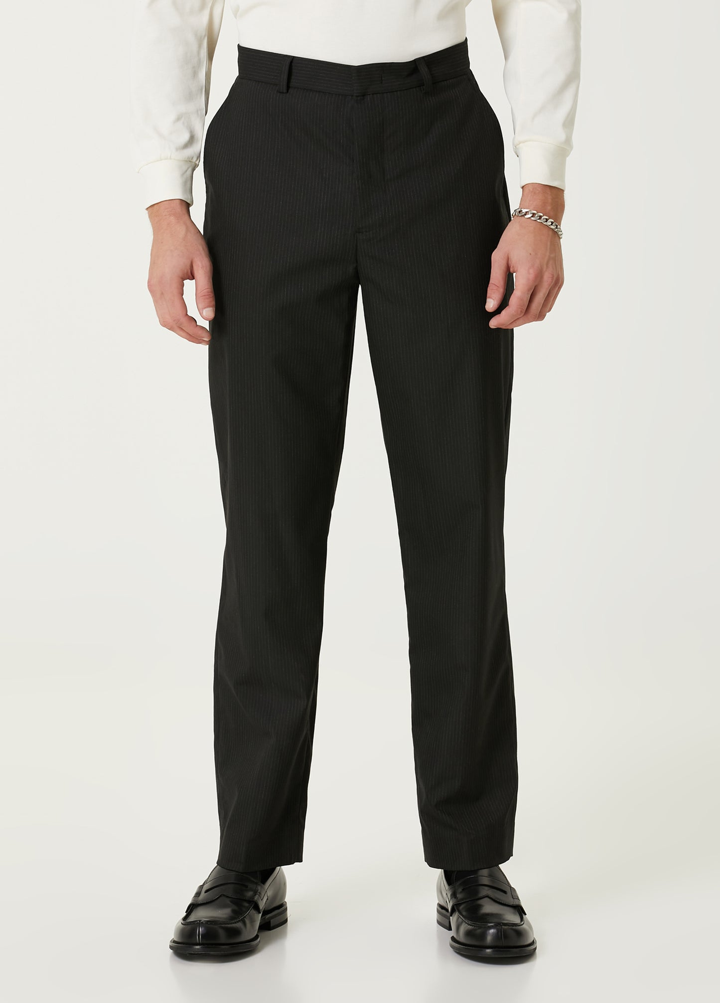 Boomerang Çizgili Dar Kesim Pantolon