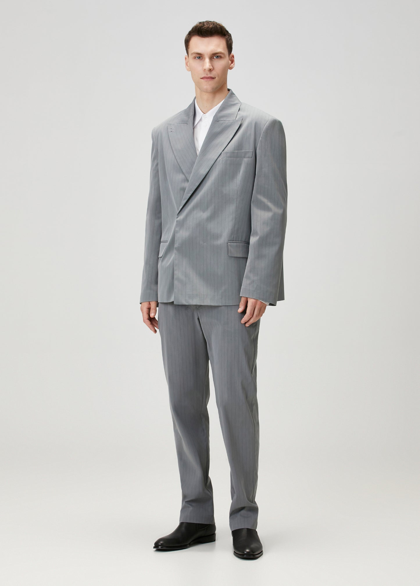 Day to Night in LA Çizgili Dokuma Blazer Ceket