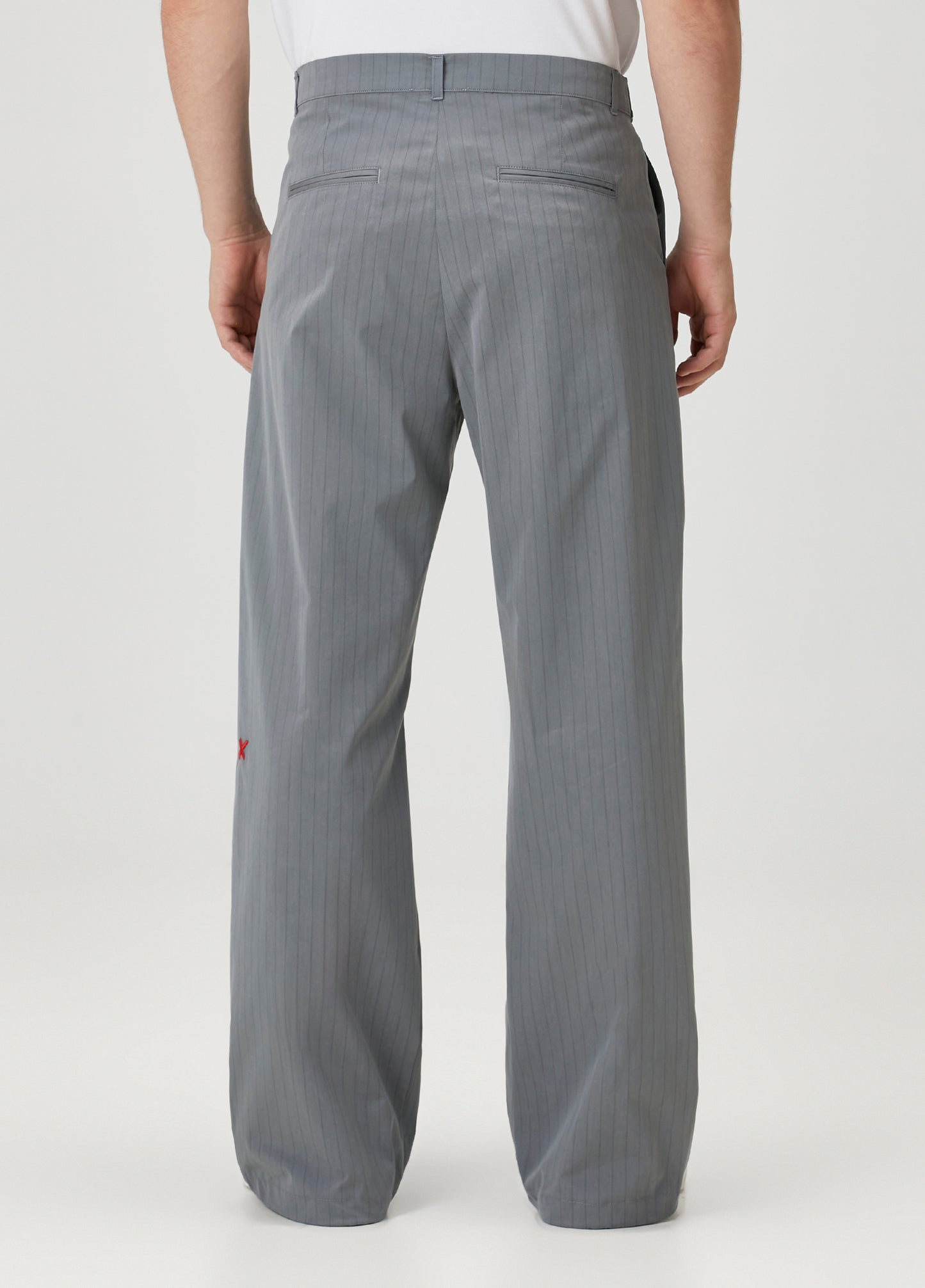 Day to Night in LA Kemerli Çizgili Dokuma Pantolon