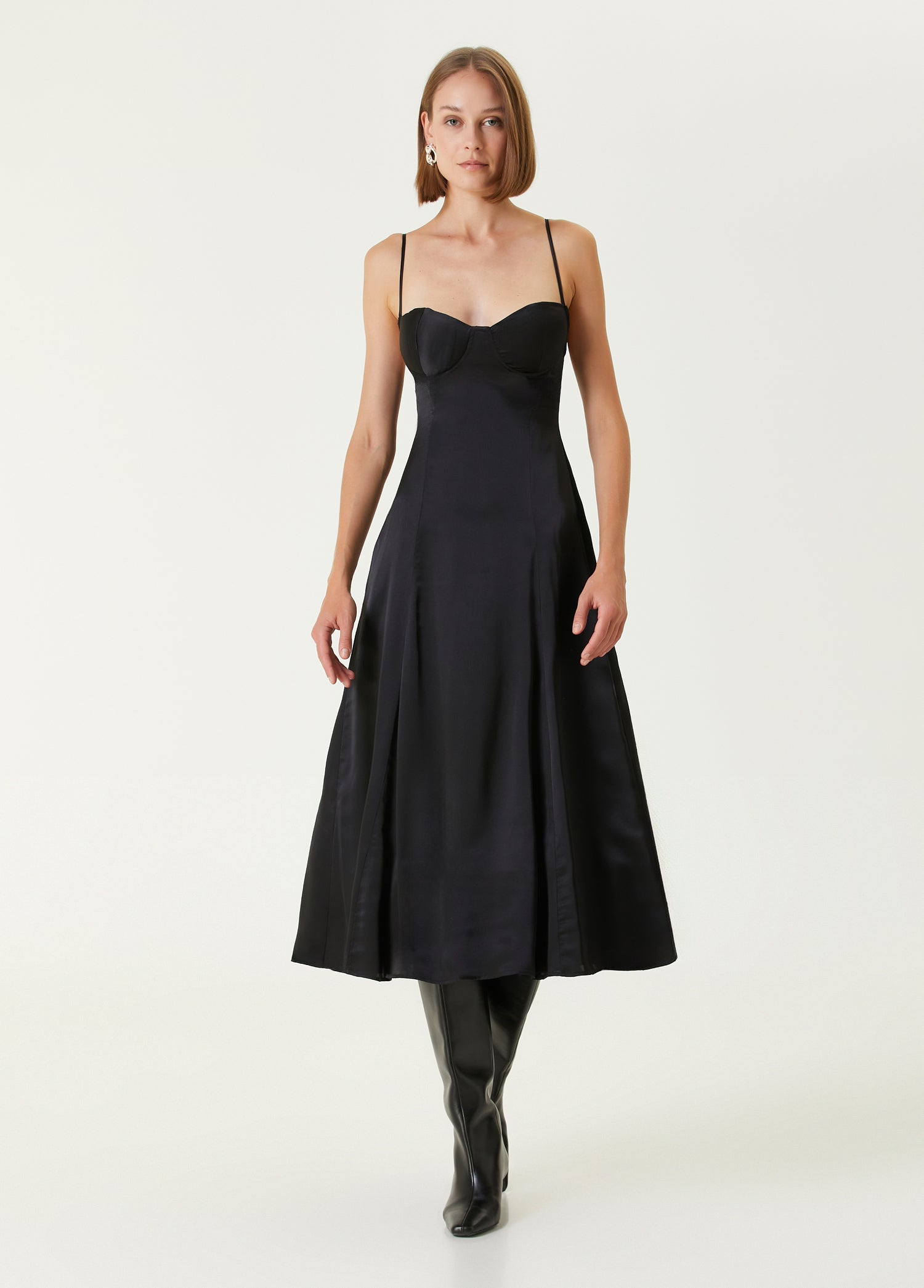 YOUR *ITCH SILK DRESS - BLACK