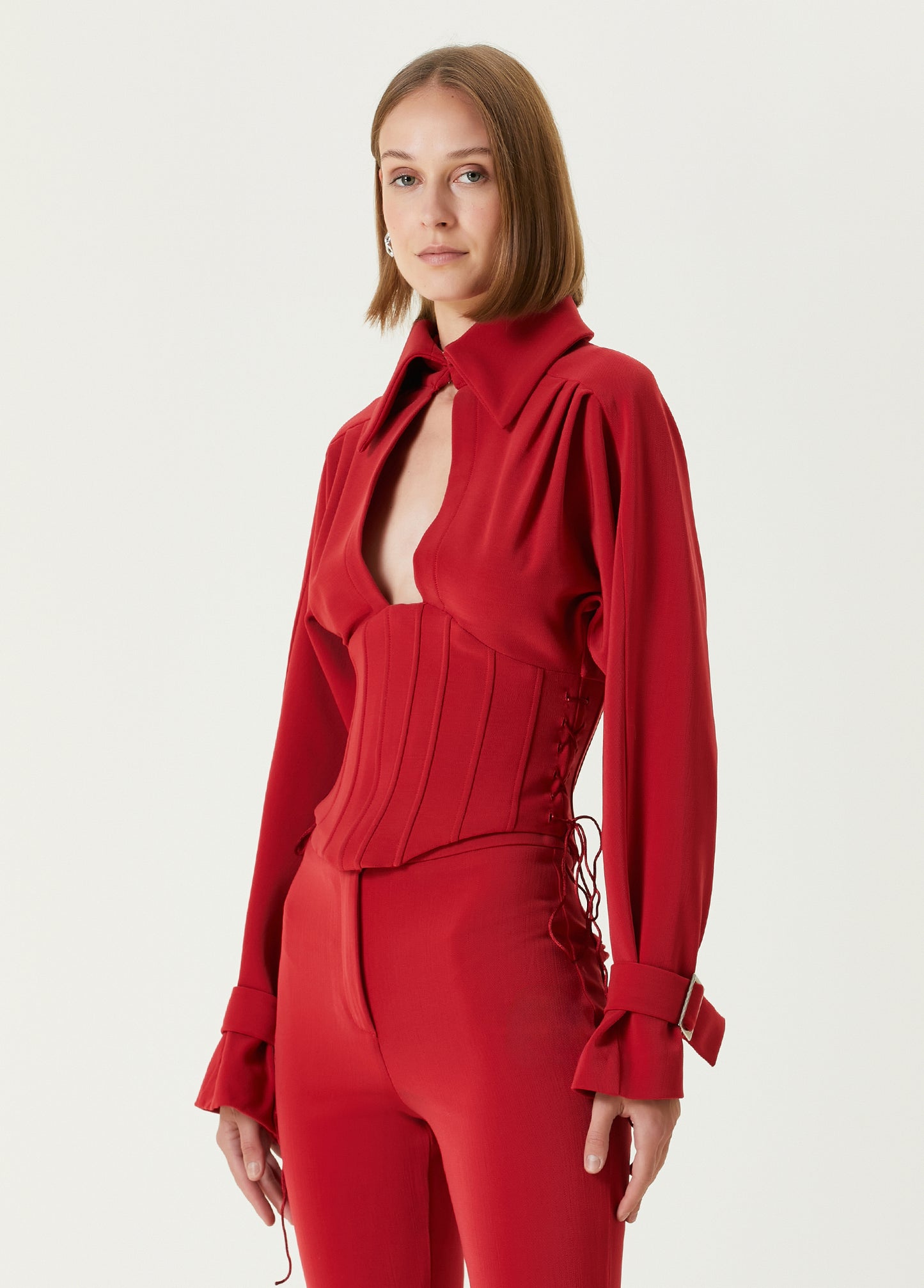 Your *itch Korse Detaylı Blazer Bluz