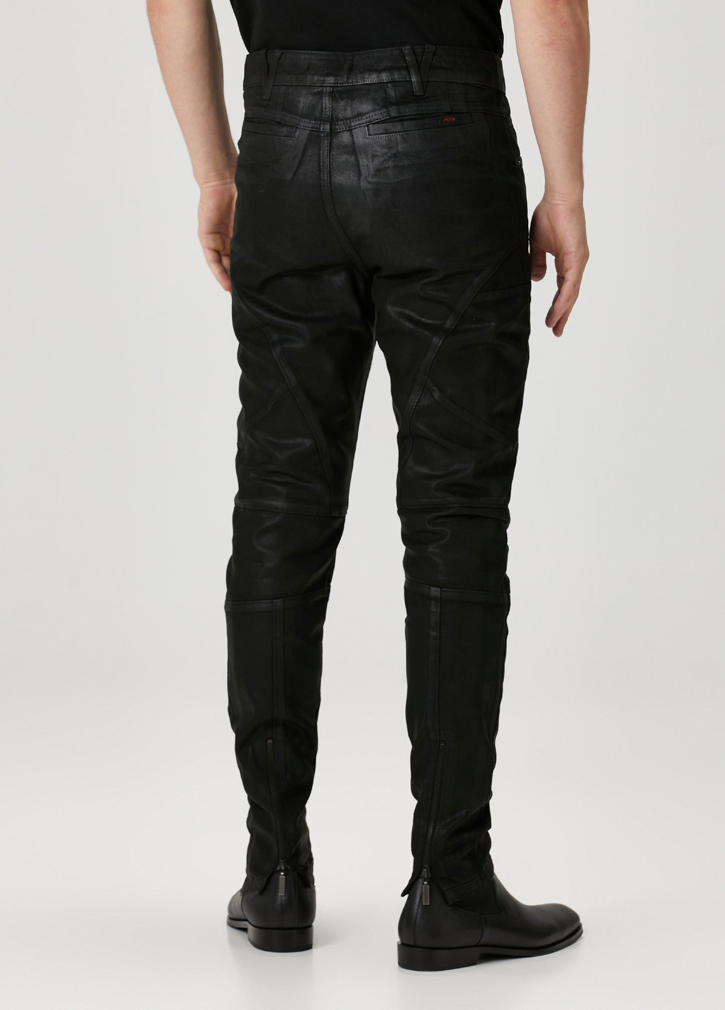 Day to Night in LA Parlak Dokulu Denim Pantolon