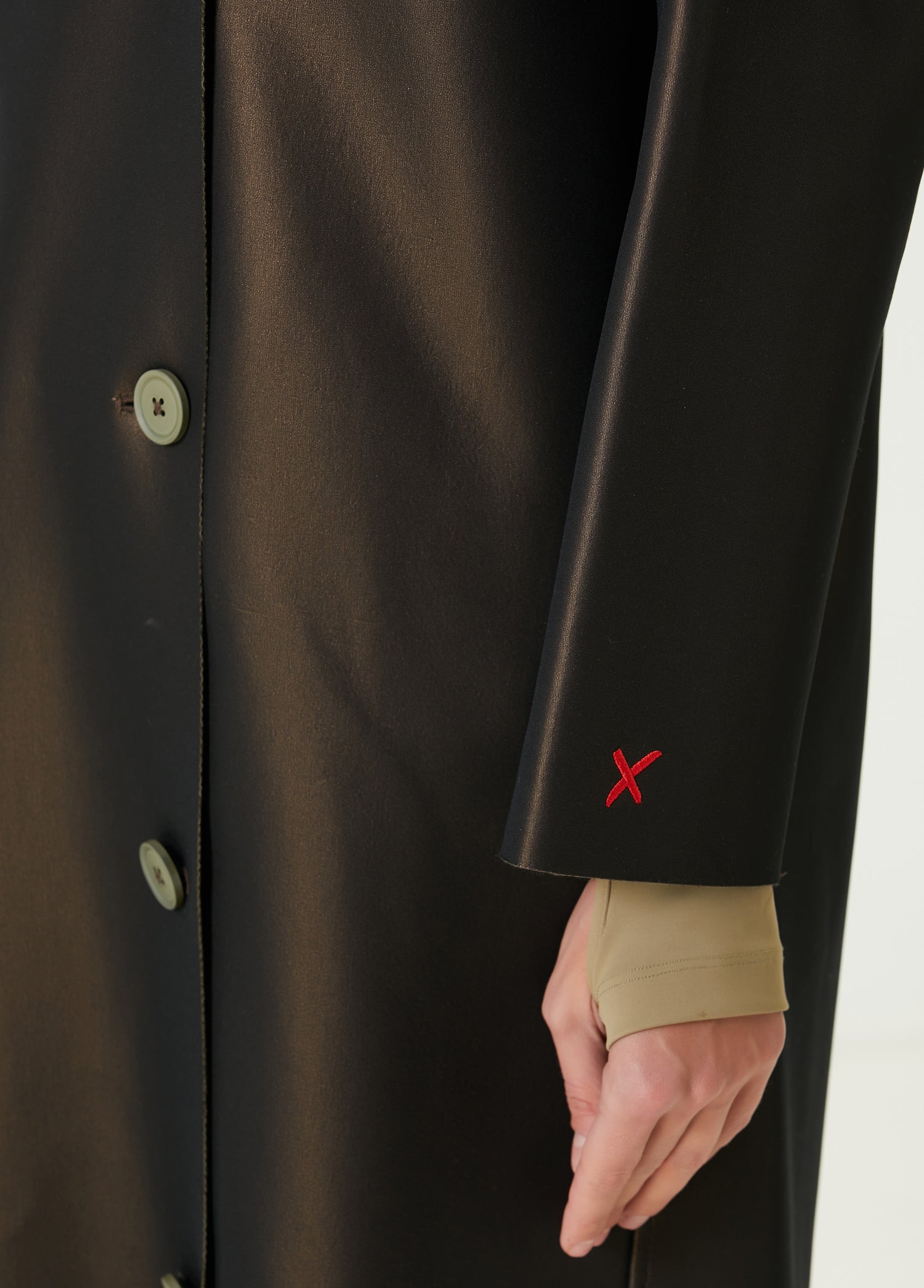 Wool Blend Paper Women Coat