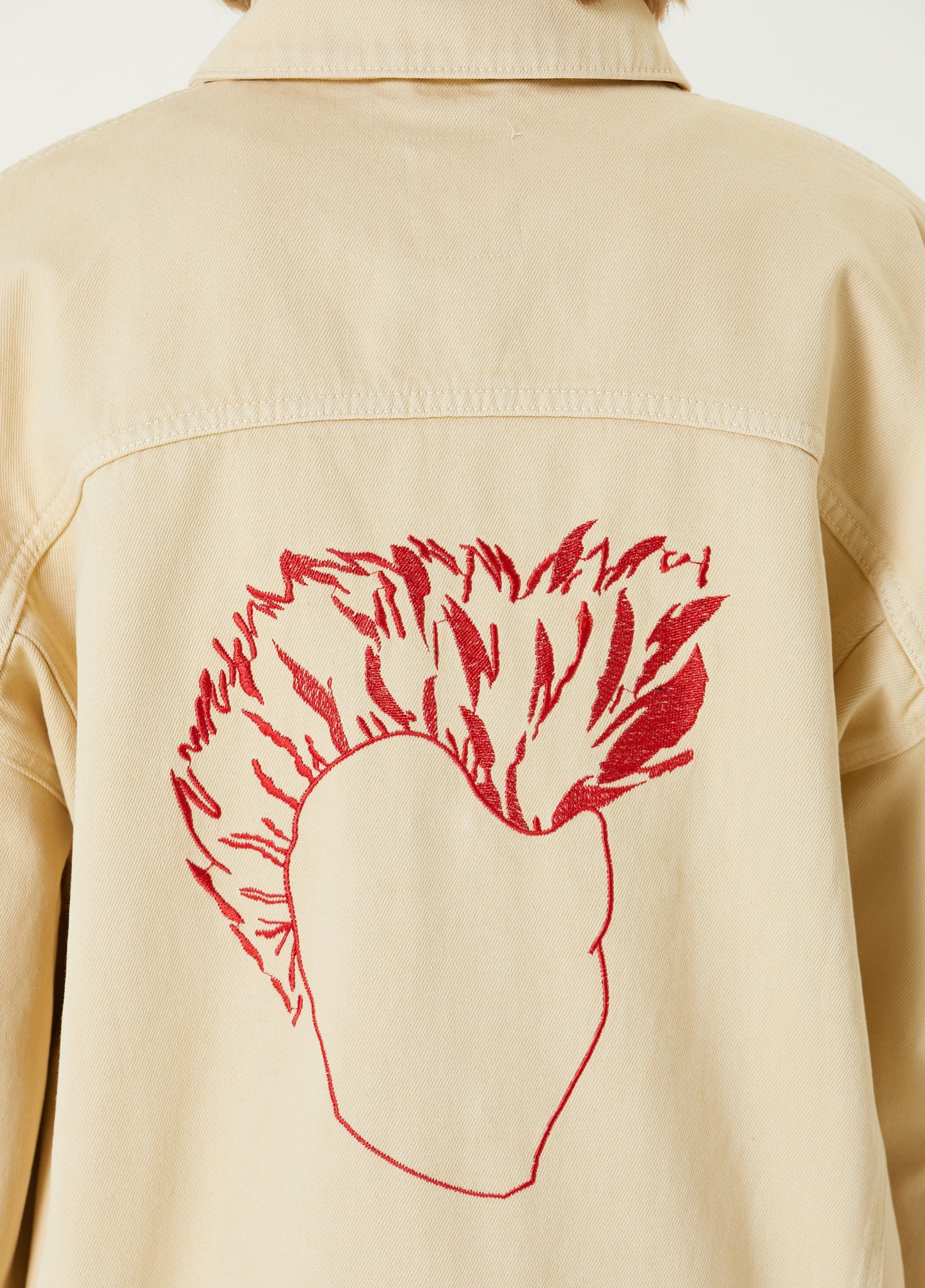 Boomerang Logolu Denim Ceket