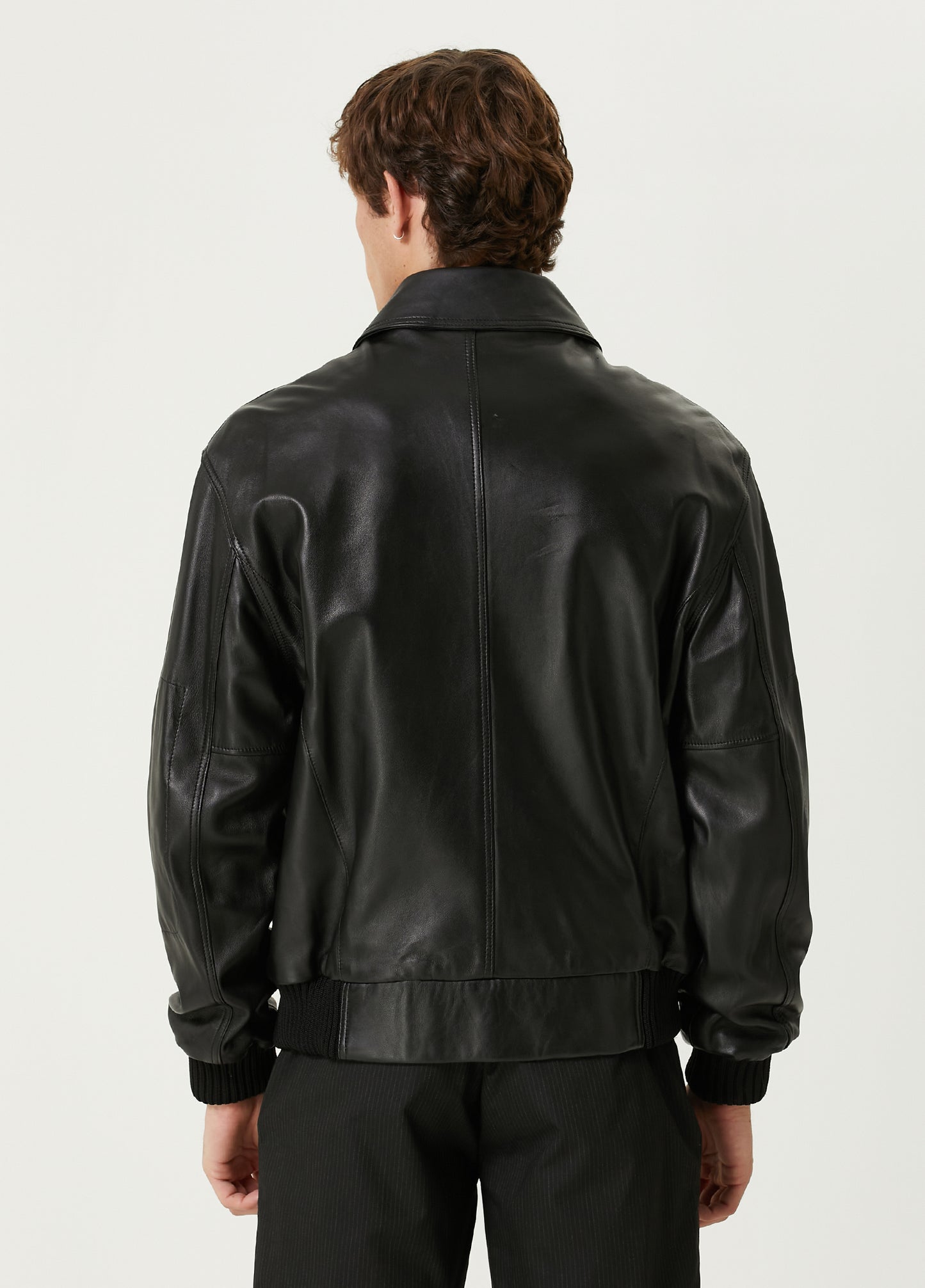 Boomerang Deri Bomber Ceket