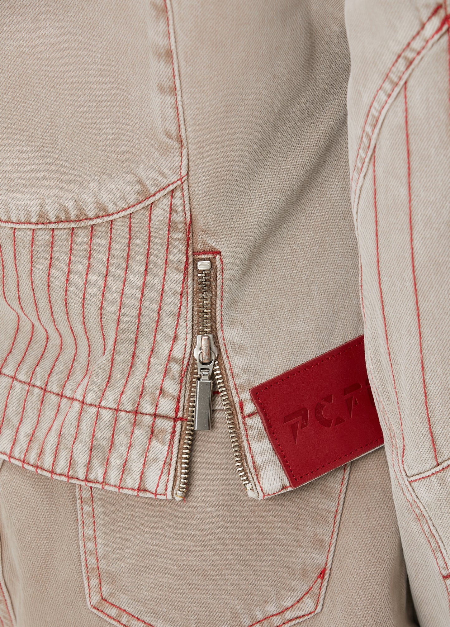 Day to Night in LA Soluk Görünümlü Motorcu Denim Ceket