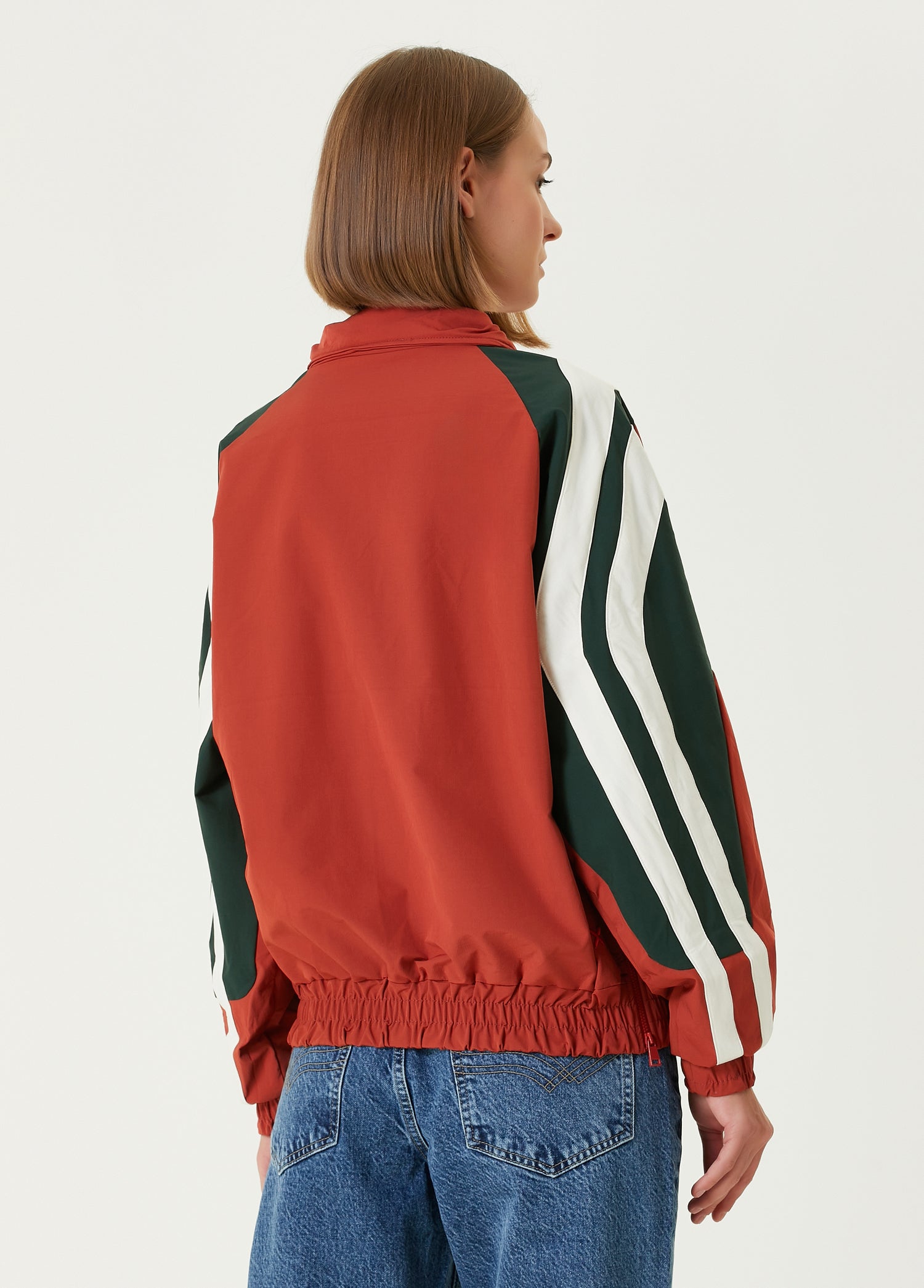 Oversized Boomerang Track Jacket - Women