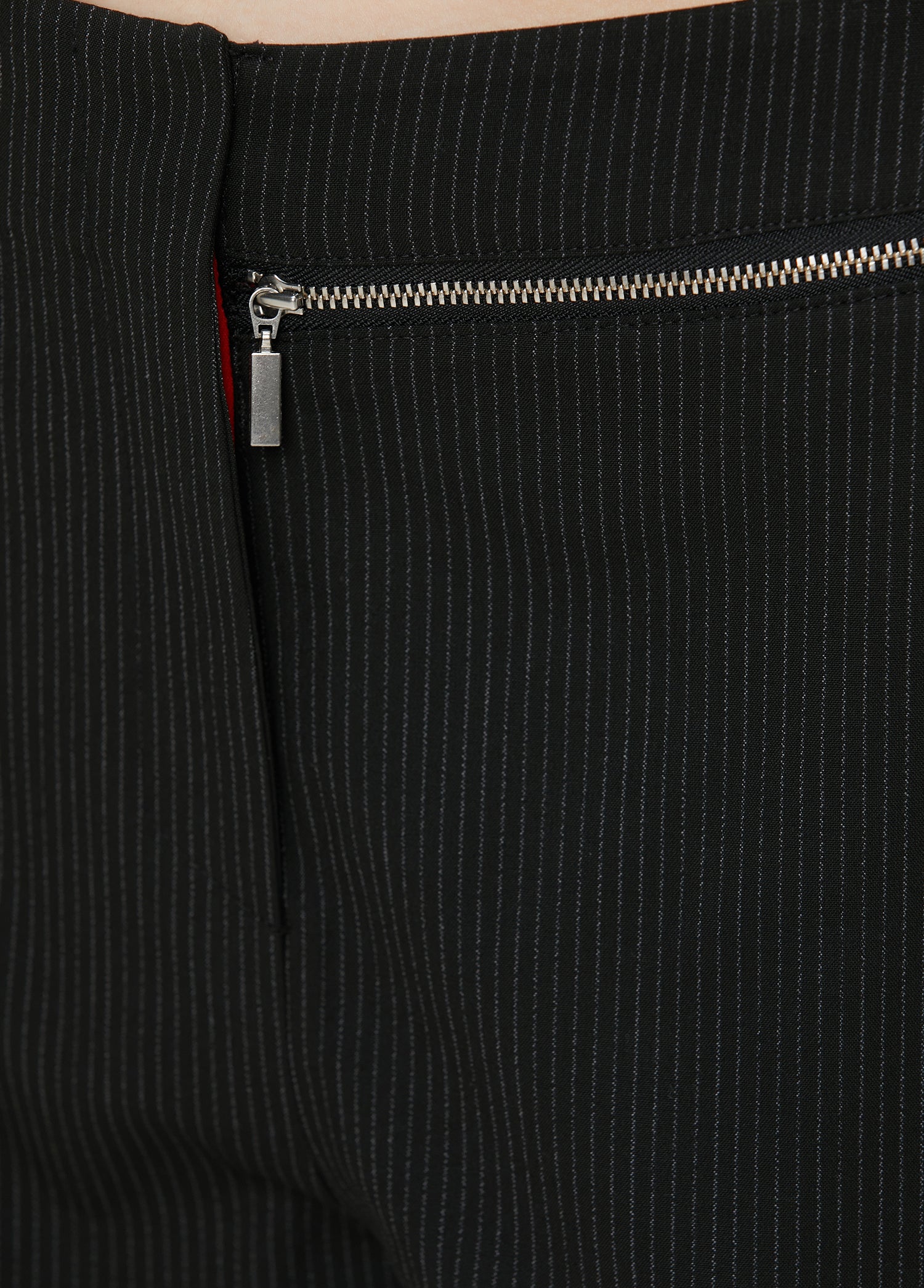 ZIP DETAIL SKINNY  FLARE PANT