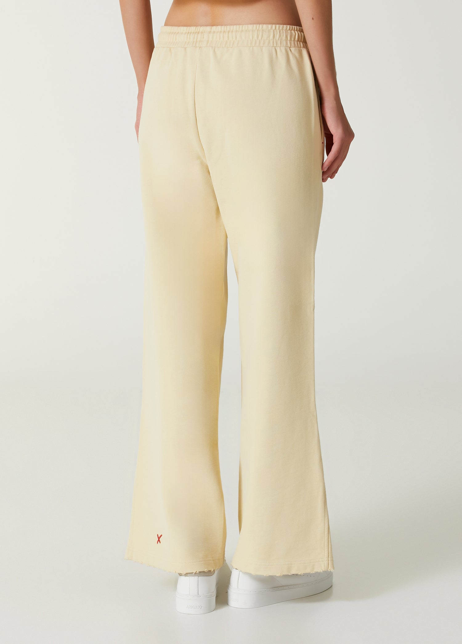 Cotton Destroyed Sweat Pant - Chino Green