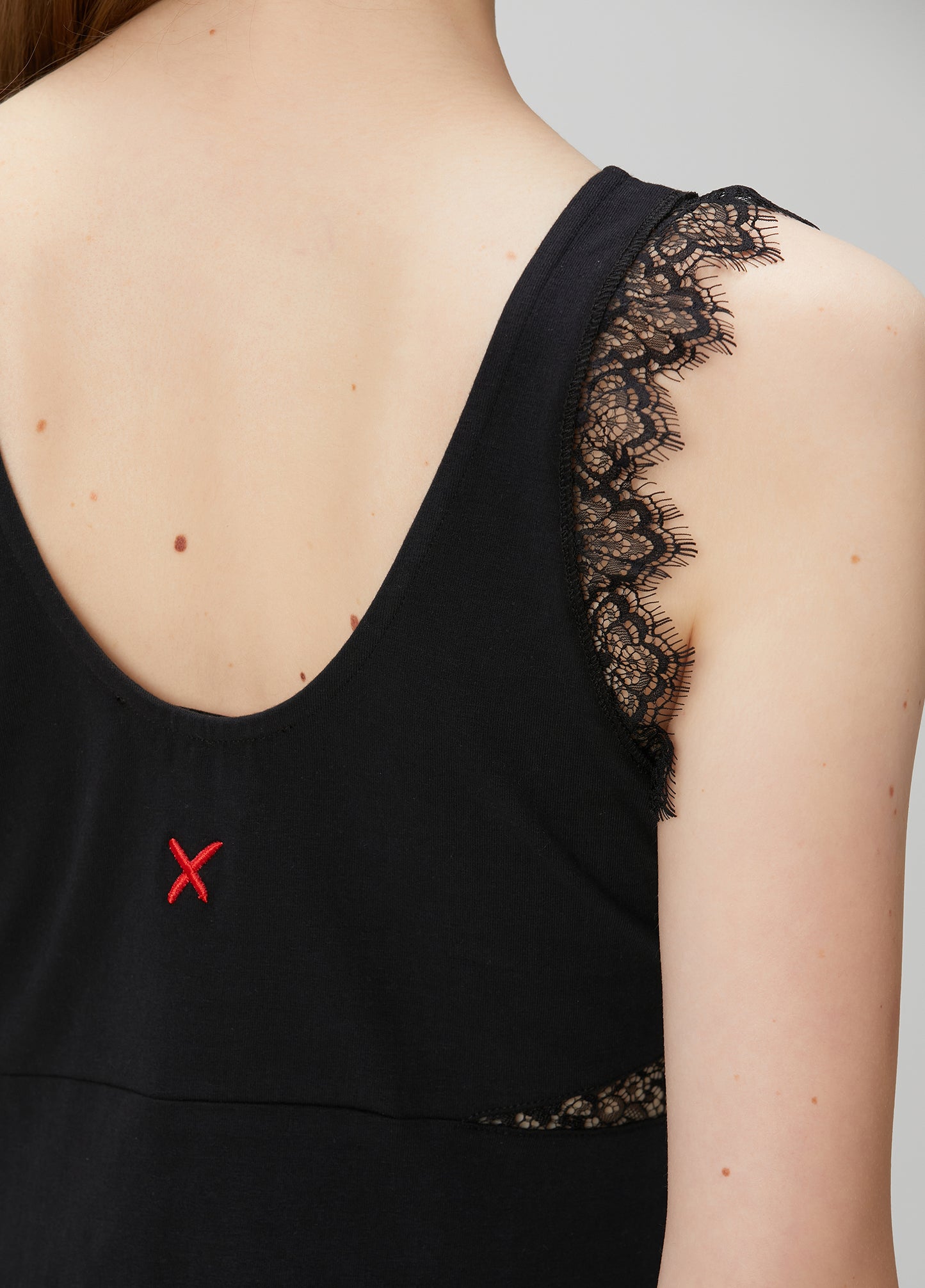 Day to Night in LA Askılı Siyah Uzun Fit Elbise