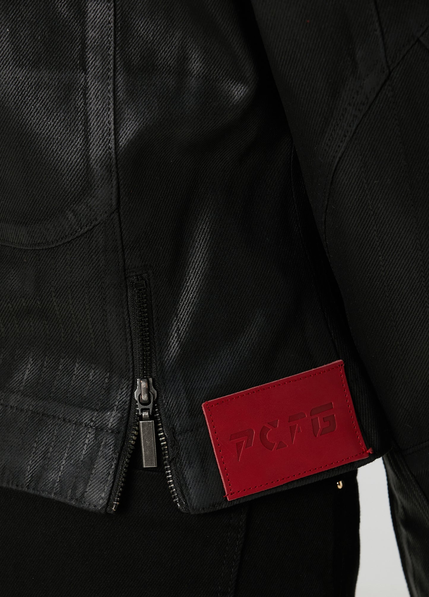 Day to Night in LA Parlak Dokulu Denim Ceket