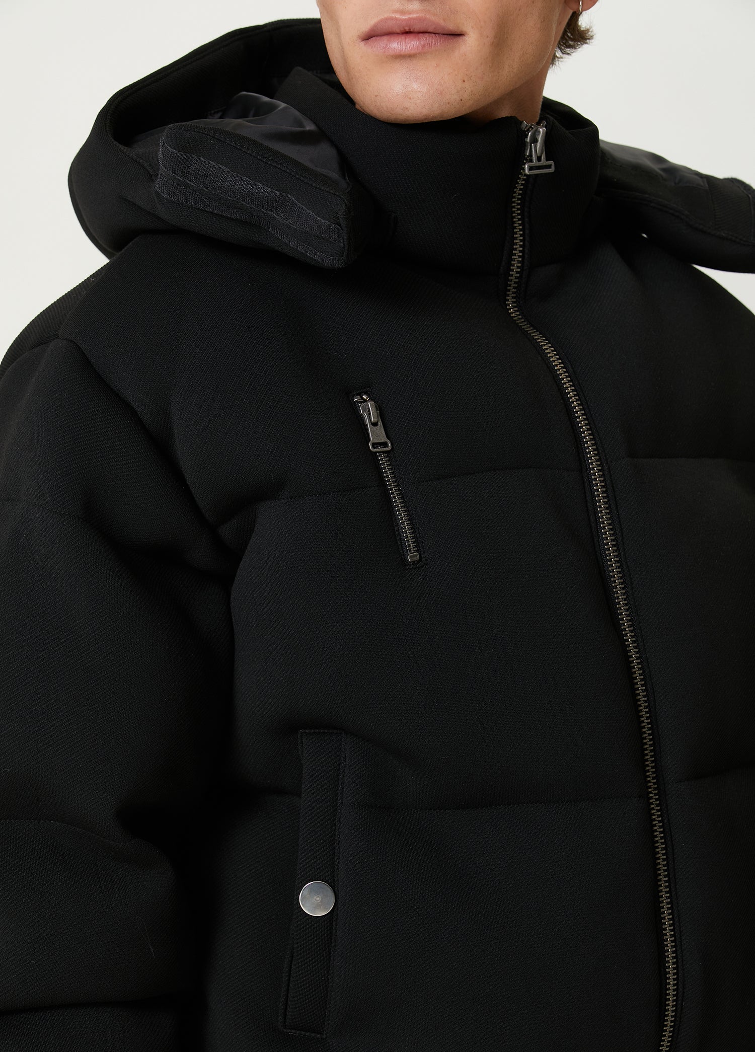 YOUR *ITCH PUFFER COAT - JET BLACK