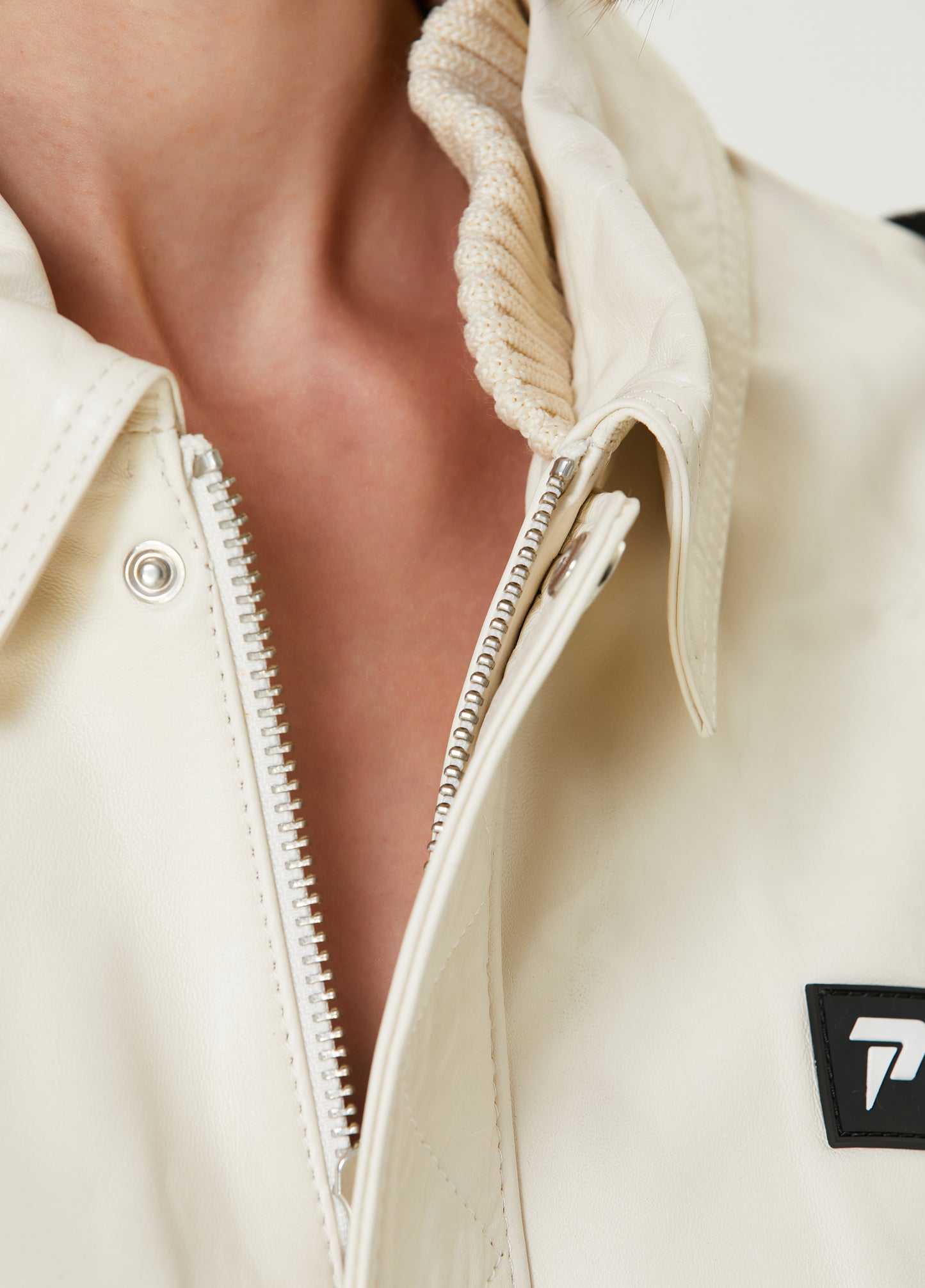 Boomerang Deri Biker Ceket