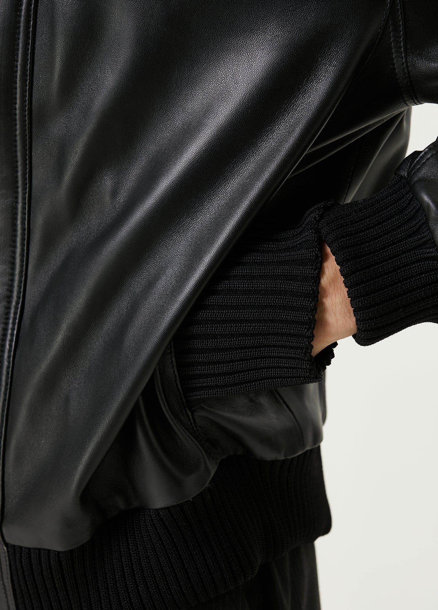 Boomerang Deri Bomber Ceket