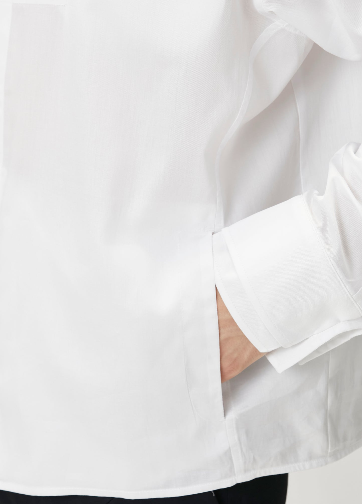 Day to Night in LA Çift Manşetli Dokuma Gömlek