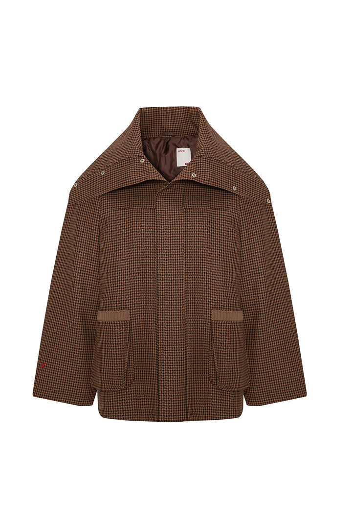 Wool &amp; Cashmere Blend Oversized Puffer Women Coat