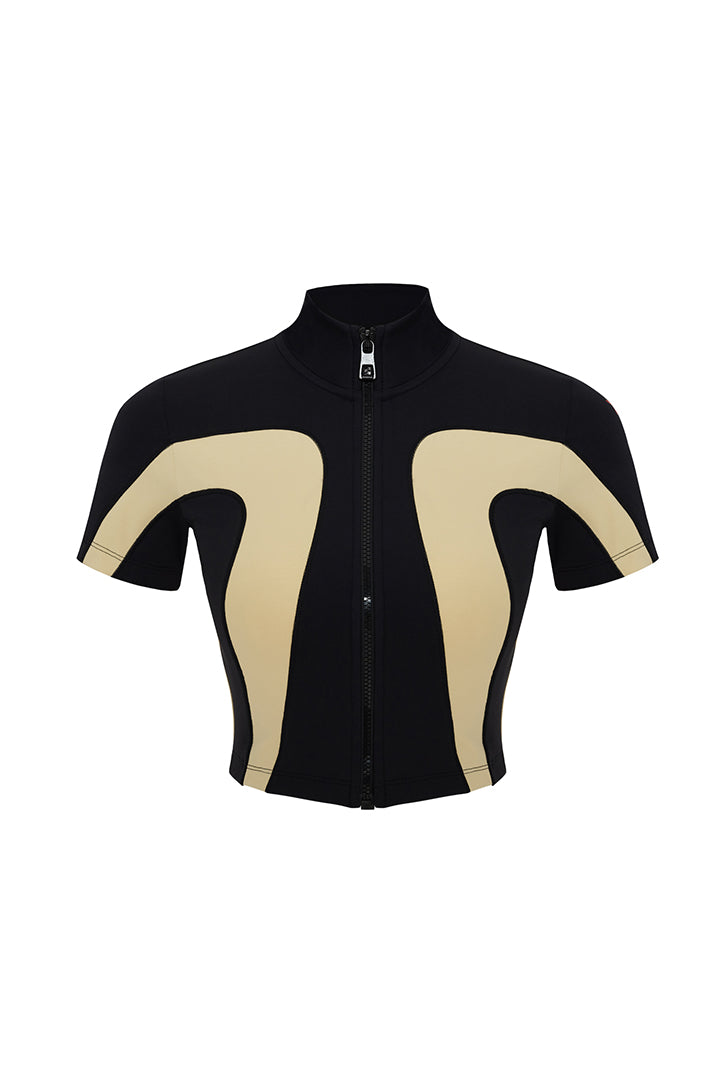 Boomerang Zip-Up Top