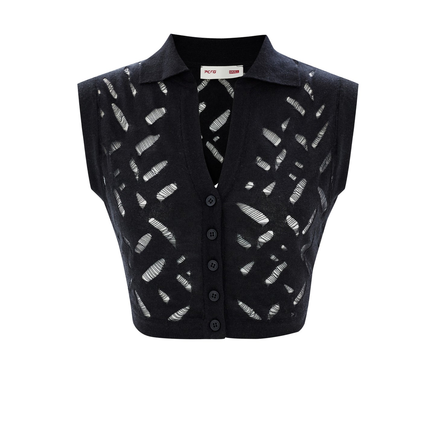 Free Heaven Kısa Yırtık Triko