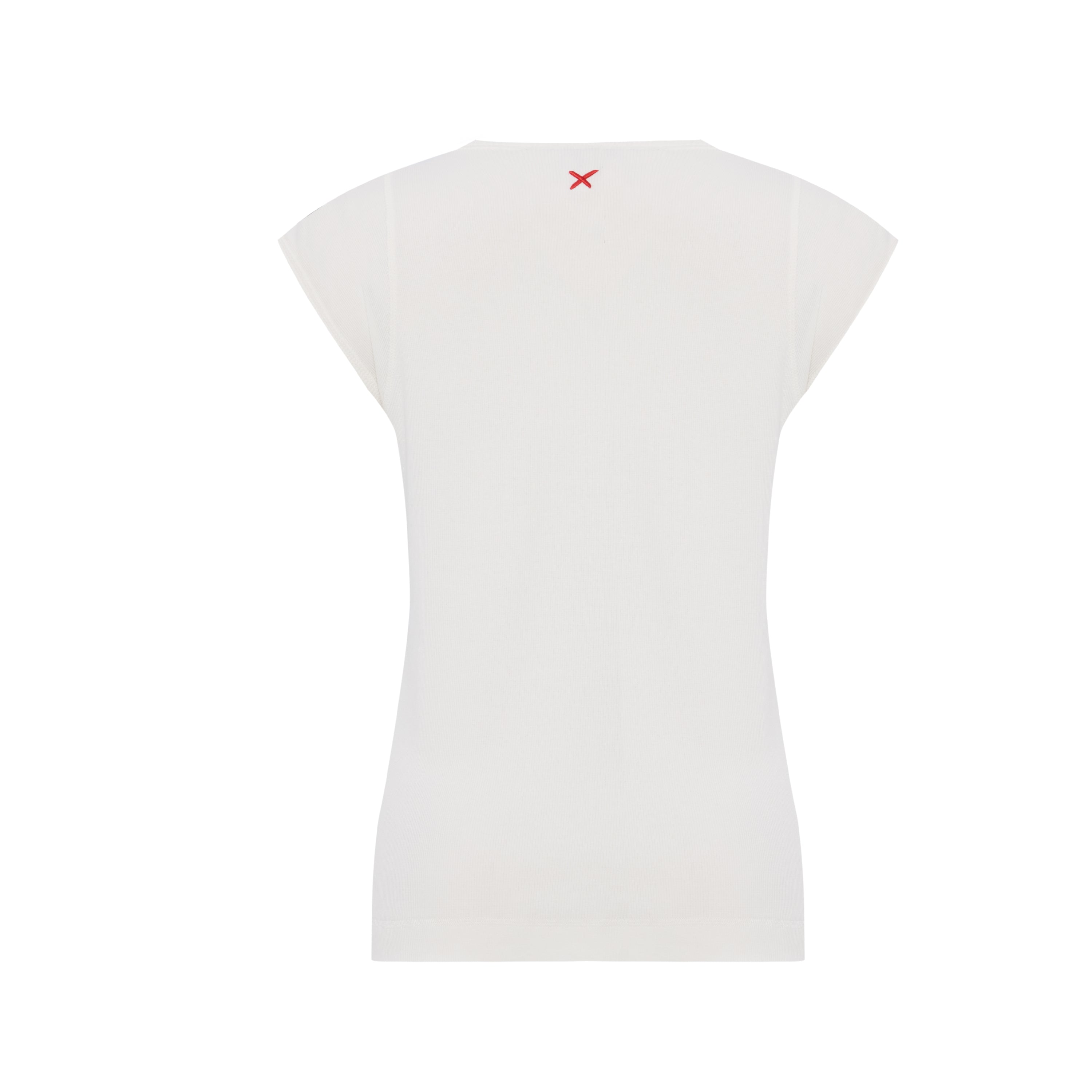 RIB TANK TOP WITH PATCH