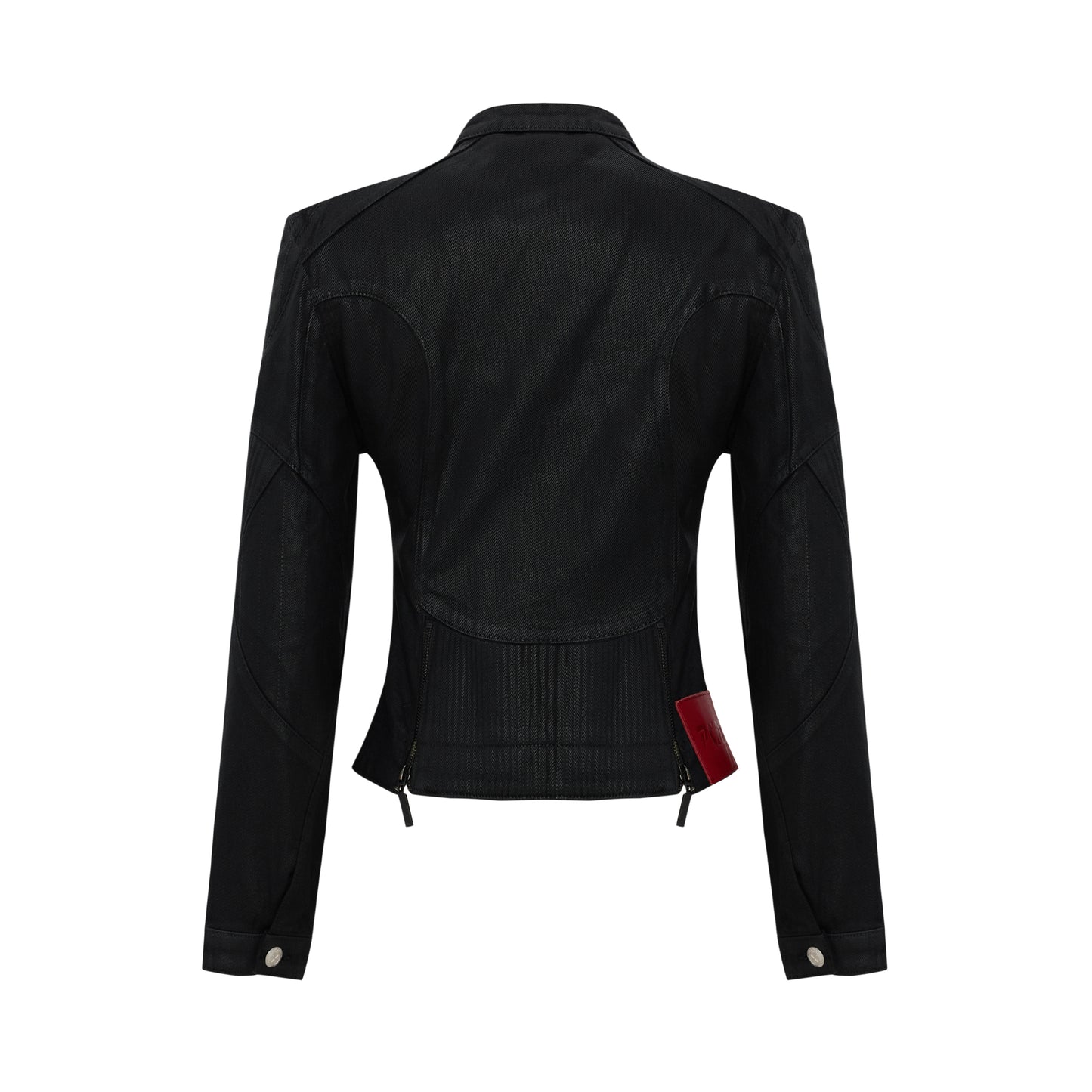 Day to Night in LA Parlak Dokulu Denim Ceket