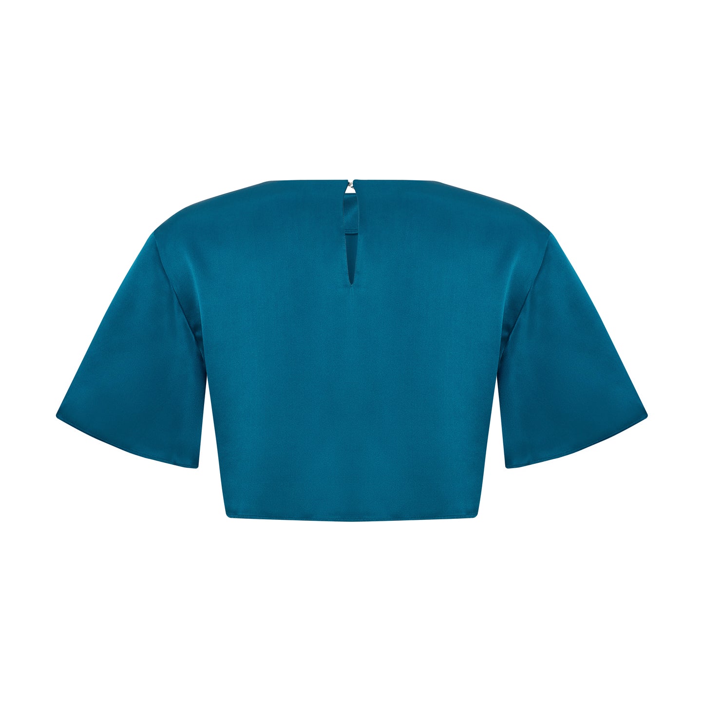 Day to Night in LA Oversize İpek Kısa Bluz