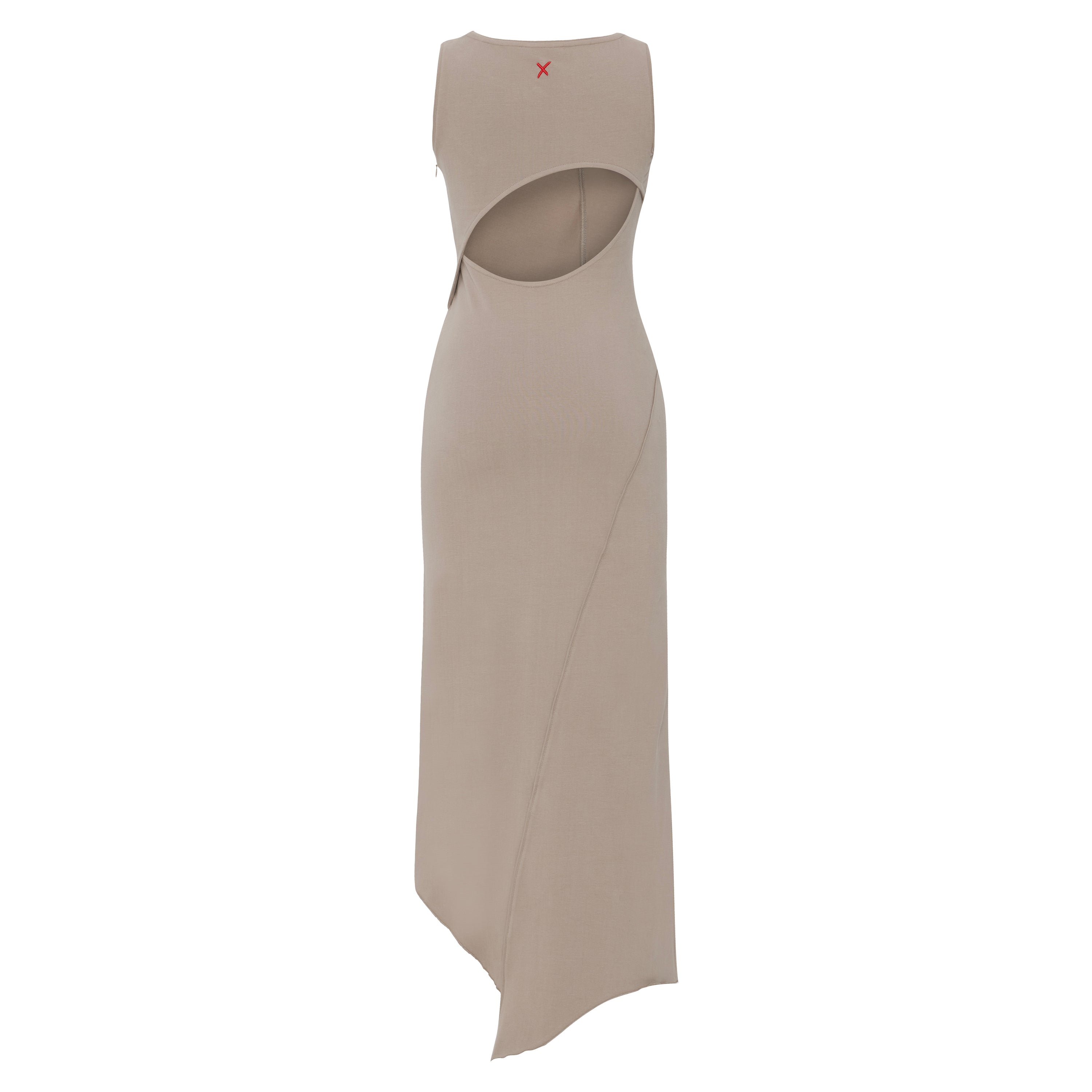 LONG DRESS WITH SLIT DETAIL