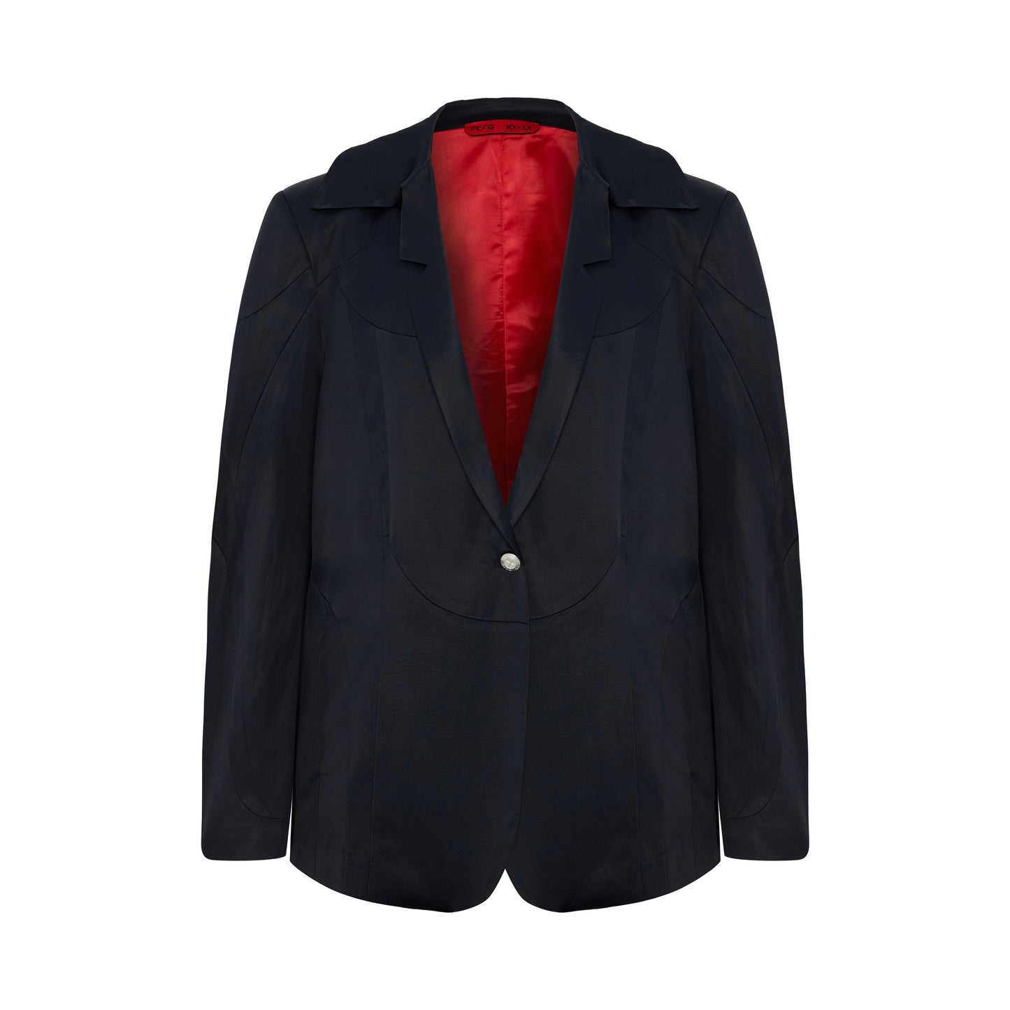 Day to Night in LA Parlak Dokuma Blazer Ceket