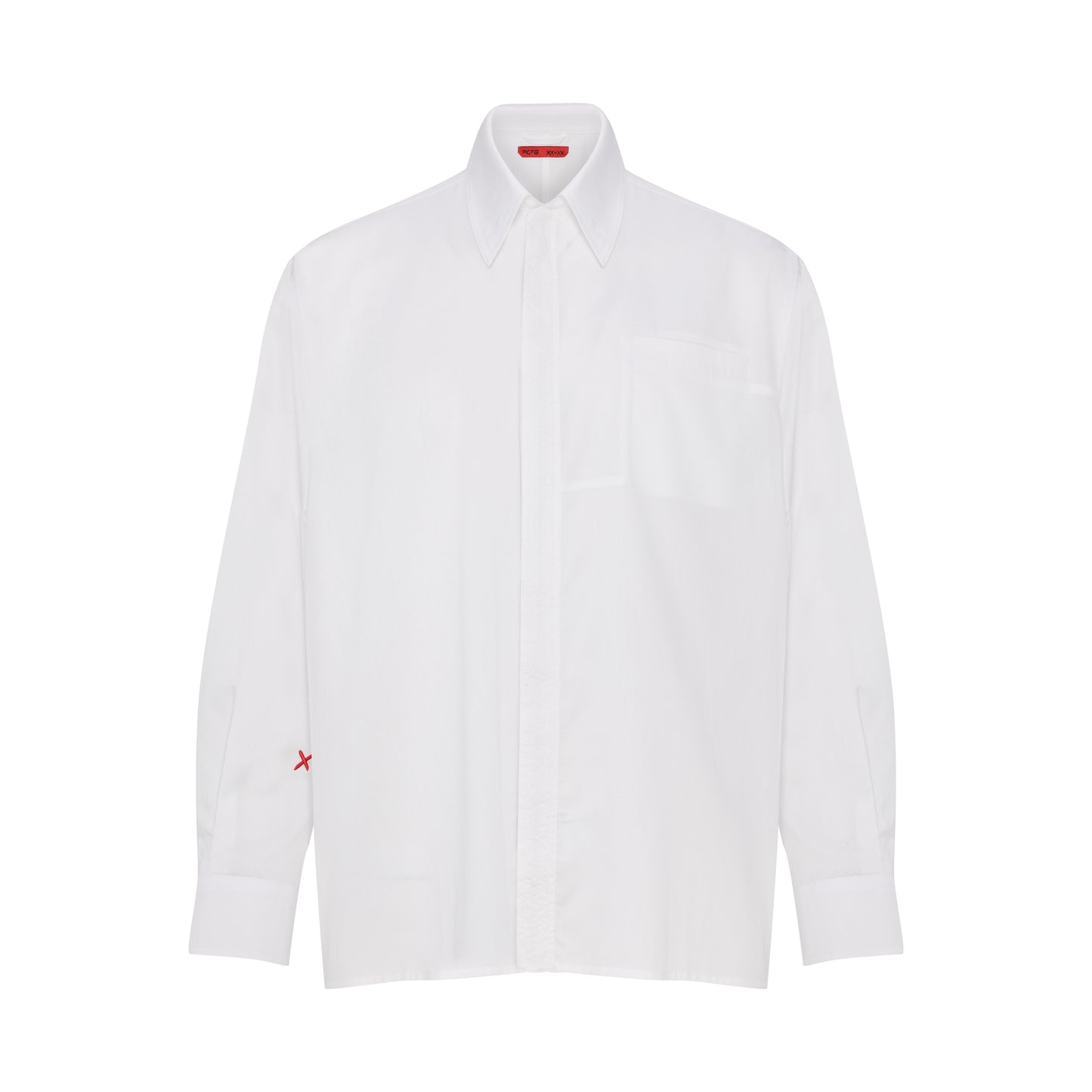 Day to Night in LA Beyaz Çizgili Dokuma Gömlek