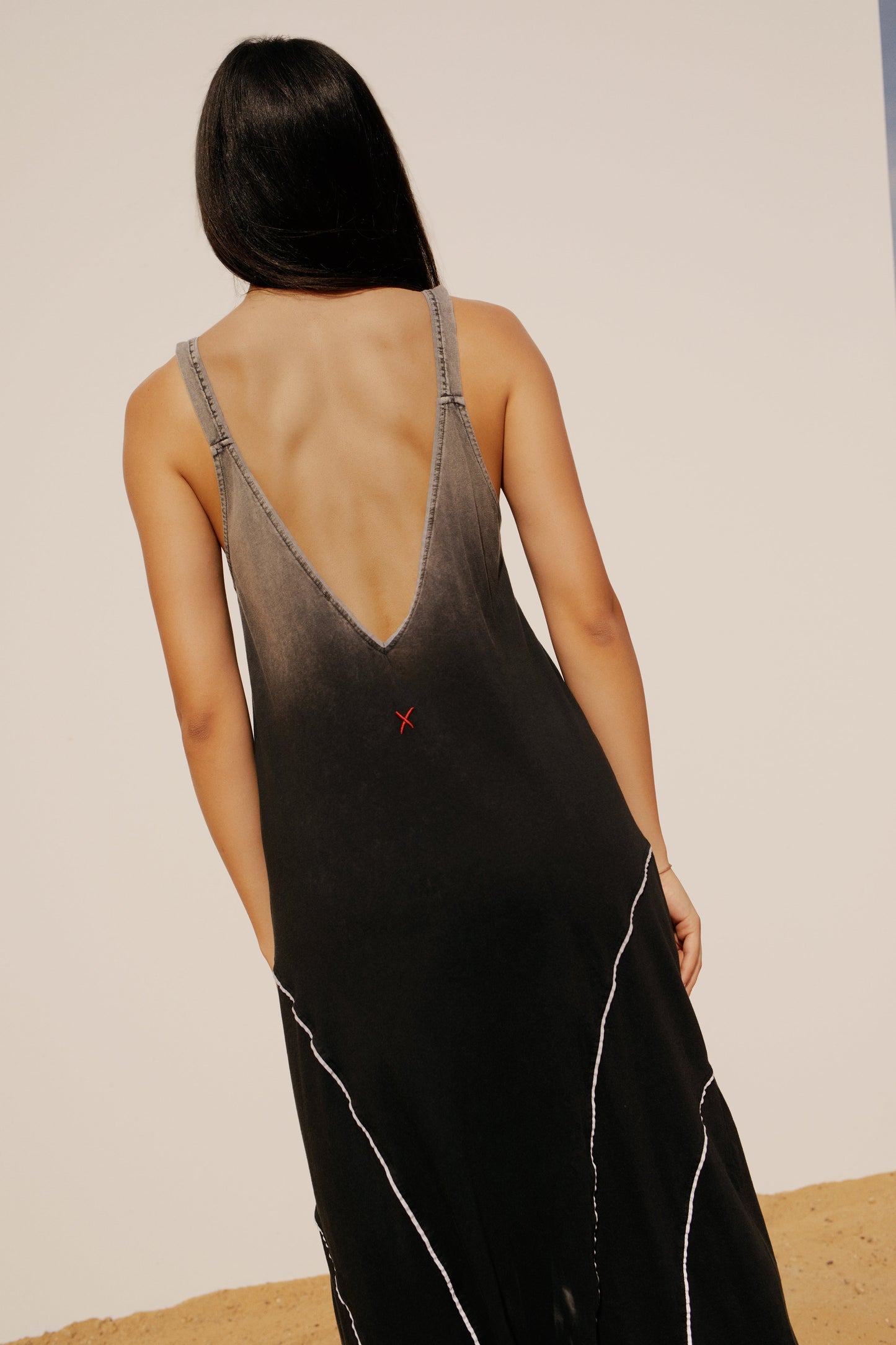 Free Heaven Yıkama Efektli Uzun Elbise